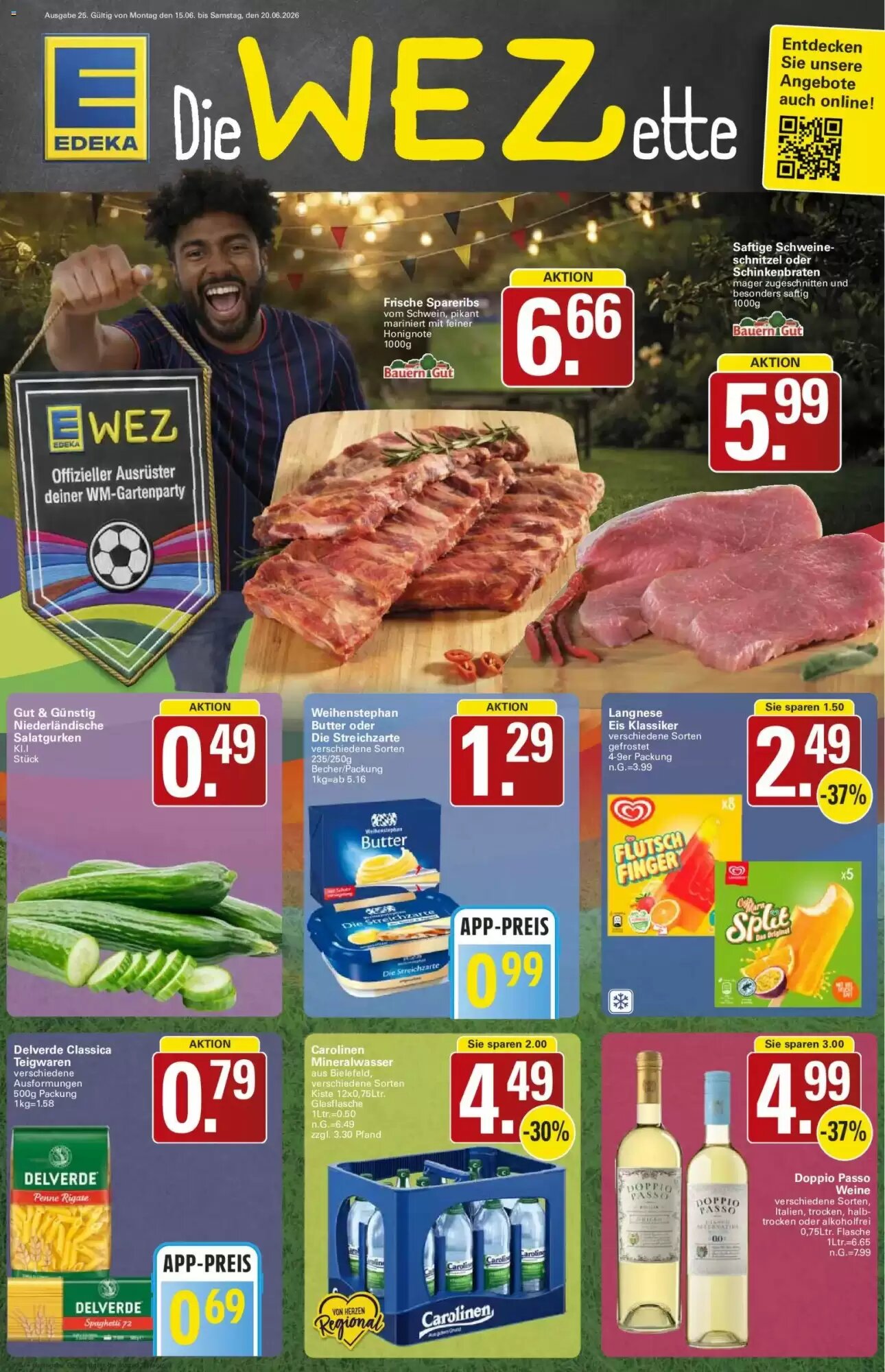 WEZ Prospekt (ab 15.06.2026) zum Blättern - Seite 1