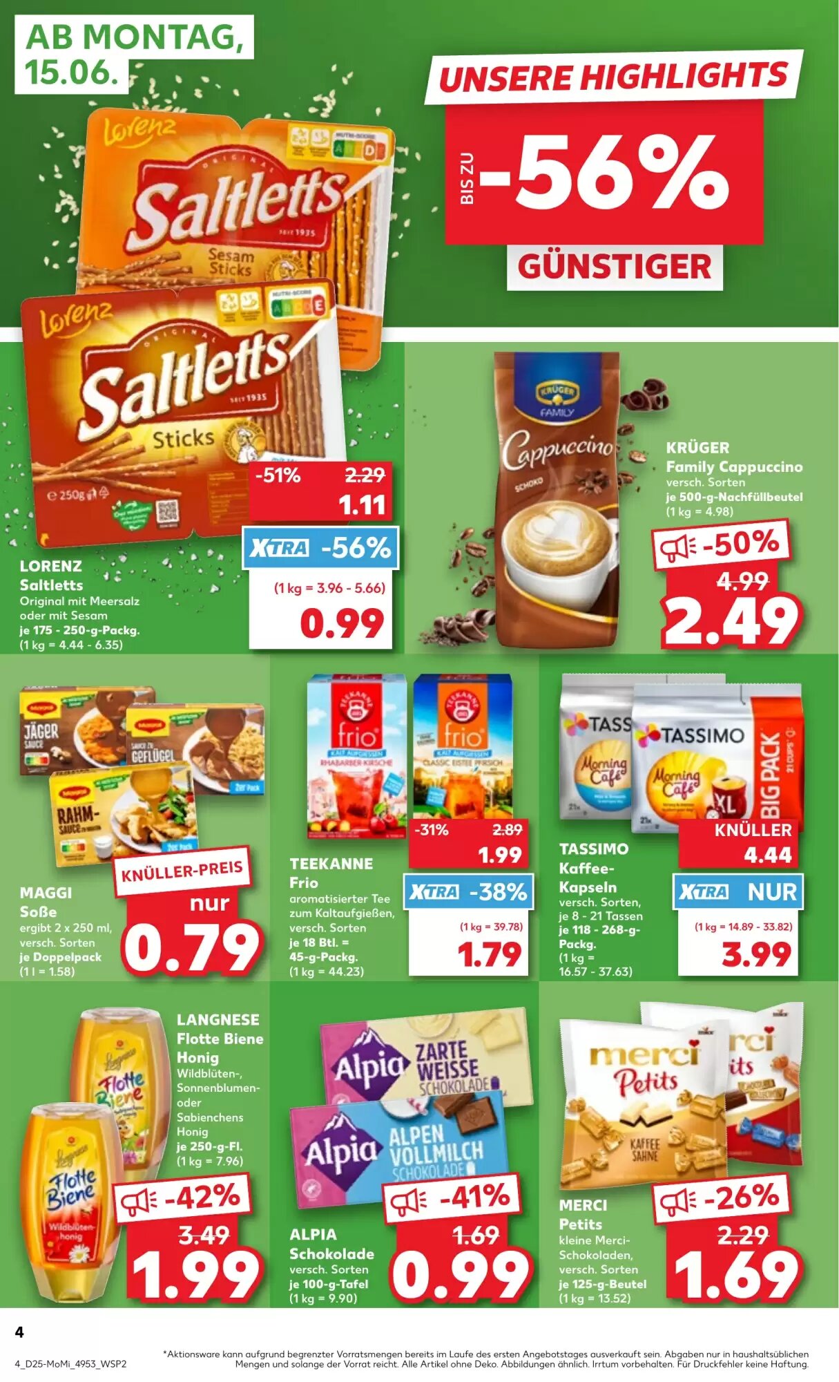 Kaufland Prospekt (ab 15.06.2026) zum Blättern - Seite 4