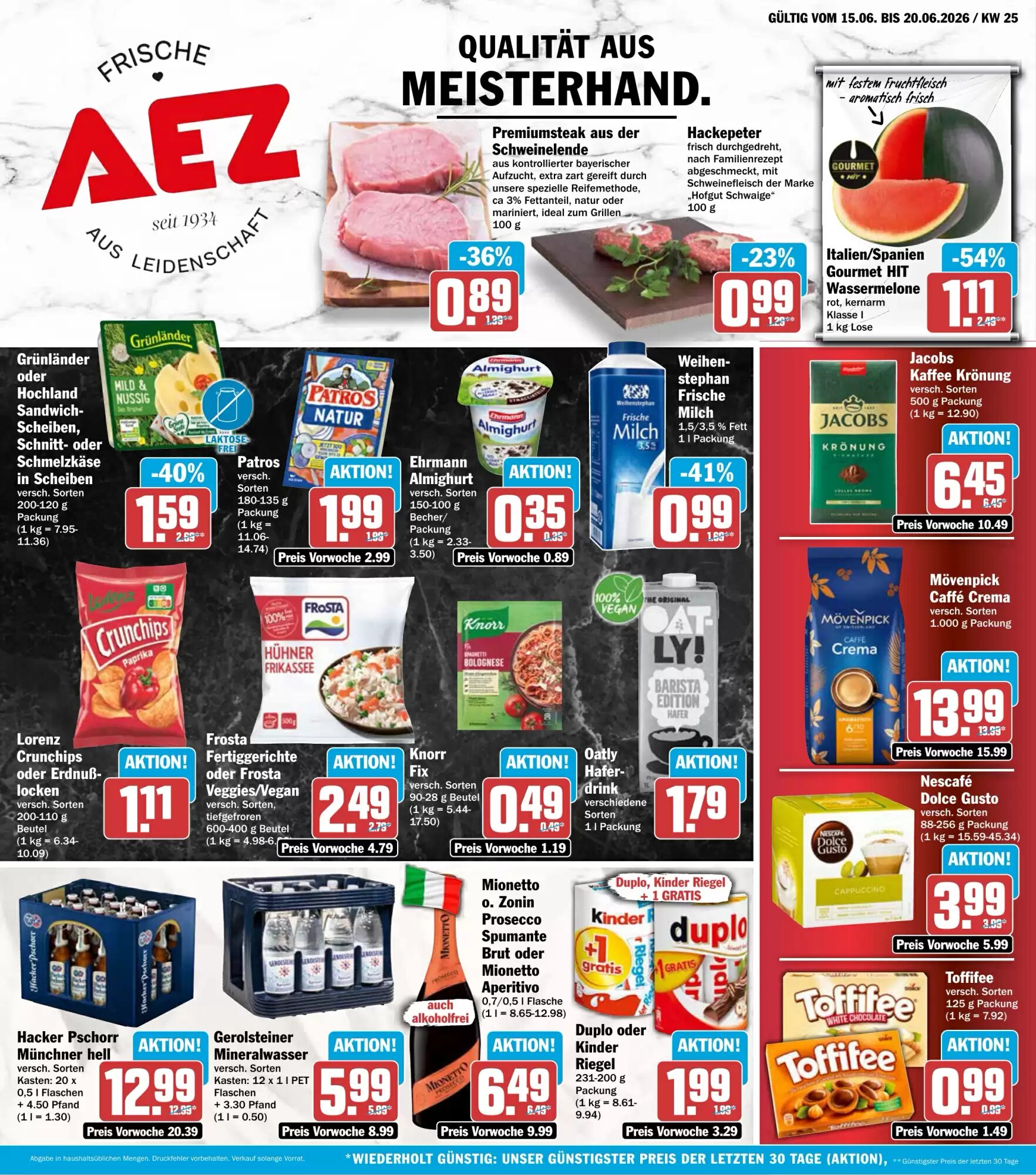 AEZ Prospekt (ab 15.06.2026) zum Blättern - Seite 1