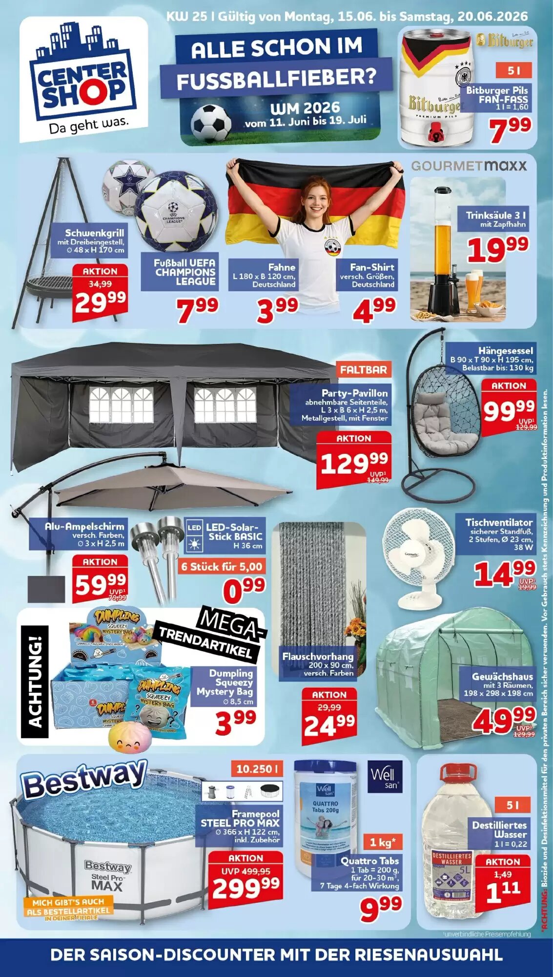 CENTERSHOP Prospekt (ab 15.06.2026) zum Blättern - Seite 1