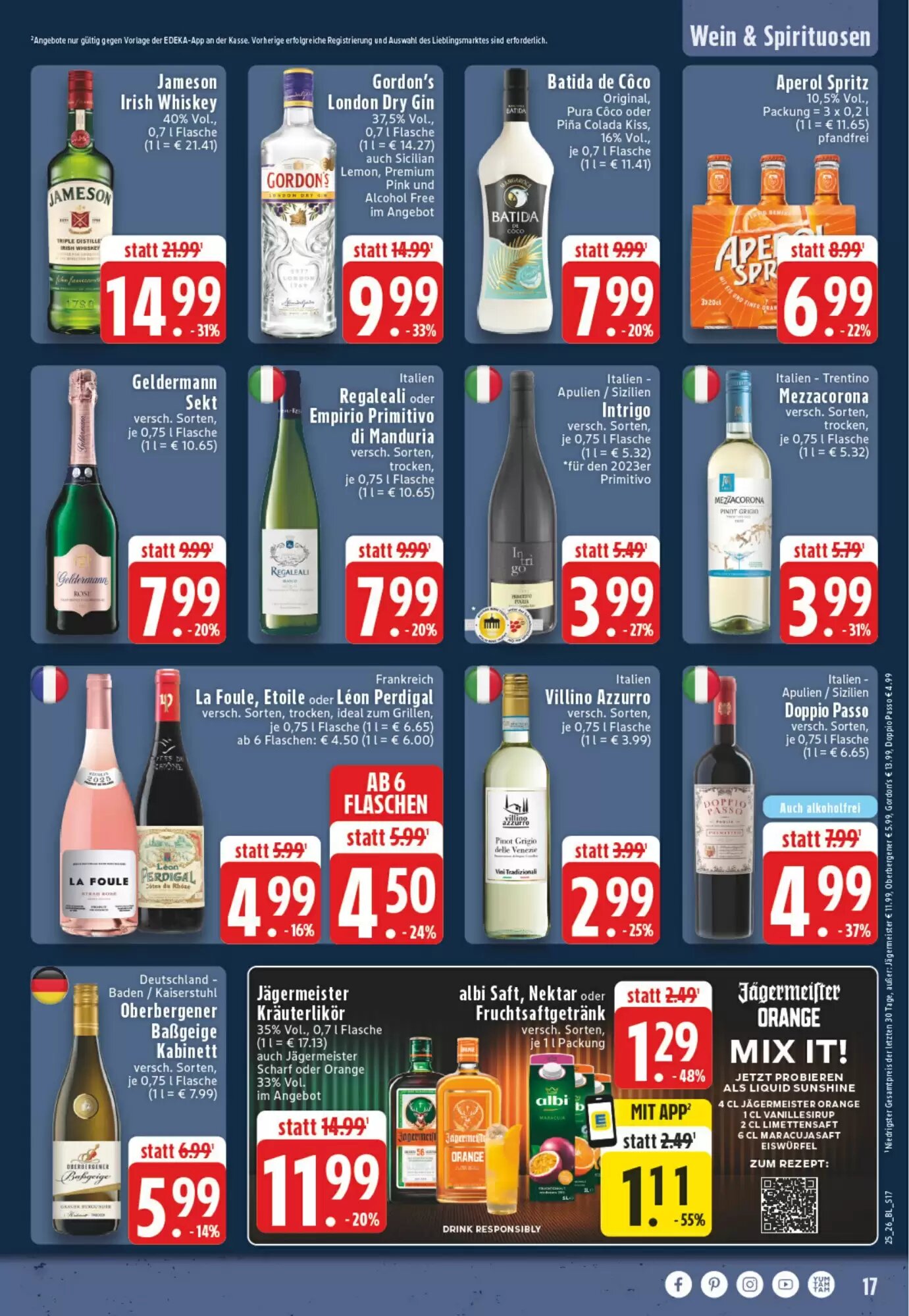 EDEKA Vogl Prospekt (ab 15.06.2026) zum Blättern - Seite 17