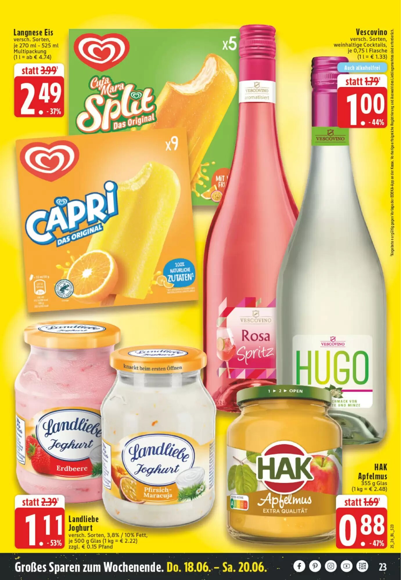 EDEKA Vogl Prospekt (ab 15.06.2026) zum Blättern - Seite 23