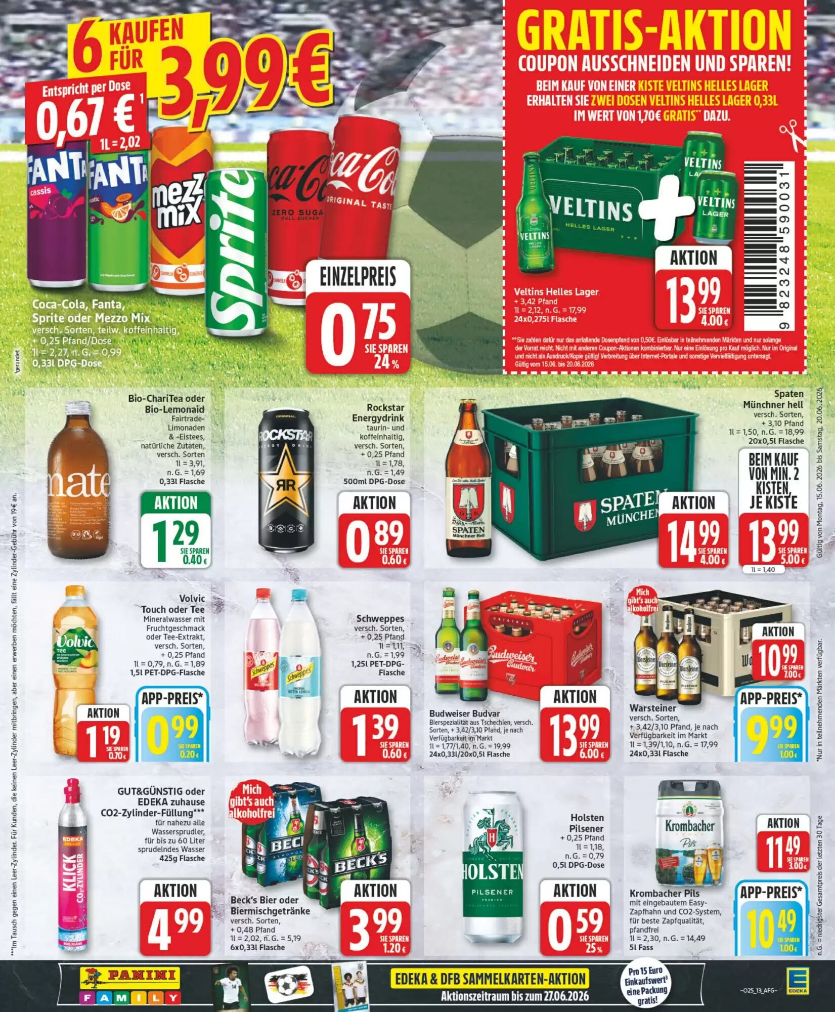 Edeka Aktiv Markt Prospekt (ab 15.06.2026) zum Blättern - Seite 13