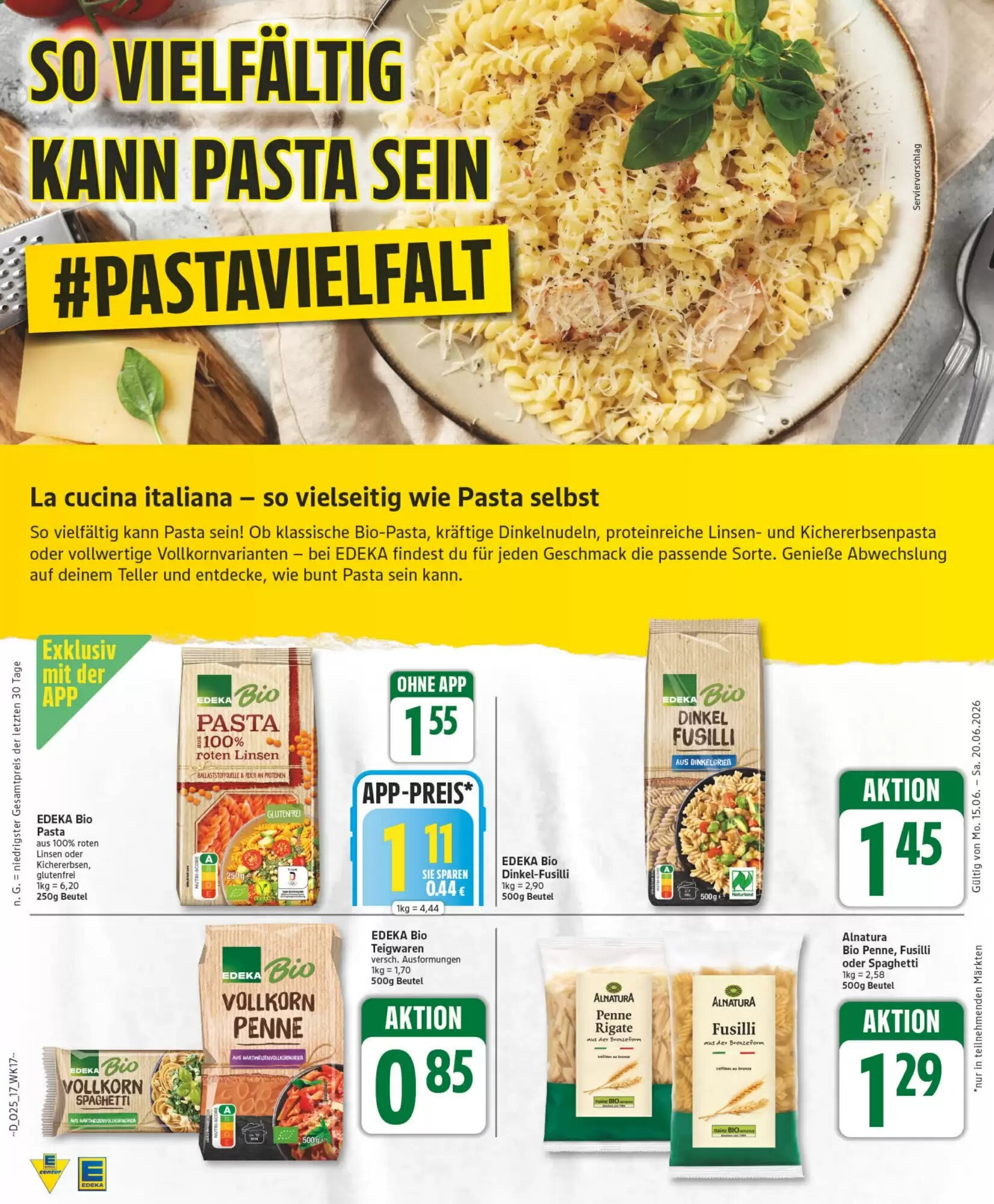 Edeka Aktiv Markt Prospekt (ab 15.06.2026) zum Blättern - Seite 17
