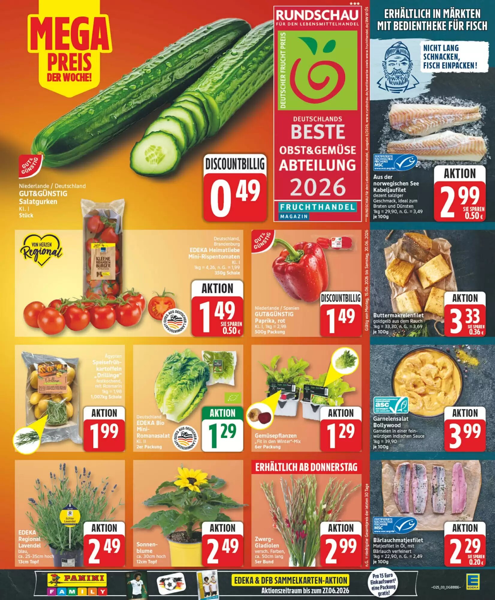 Edeka Aktiv Markt Prospekt (ab 15.06.2026) zum Blättern - Seite 3