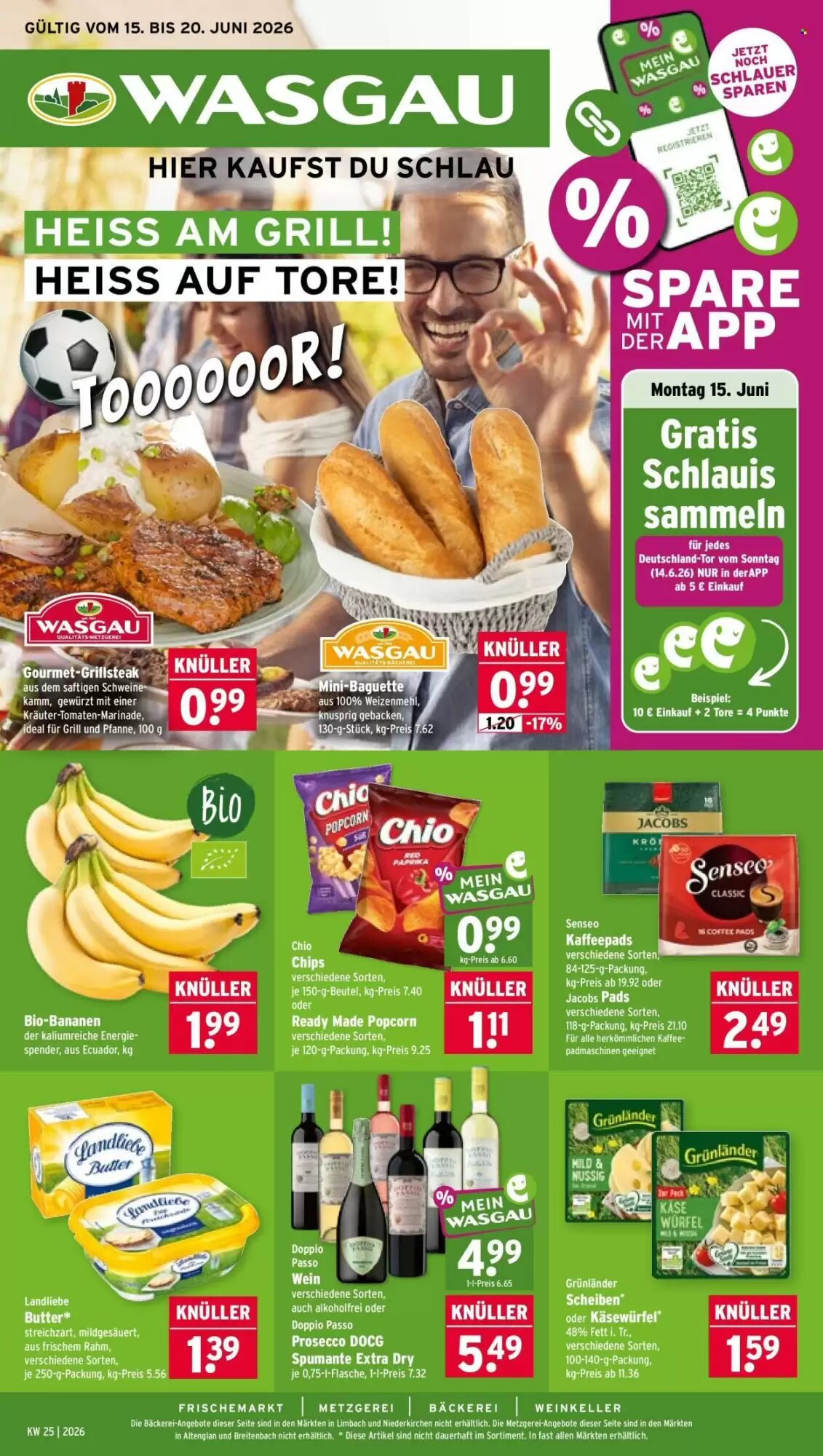 Wasgau Prospekt (ab 15.06.2026) zum Blättern - Seite 1