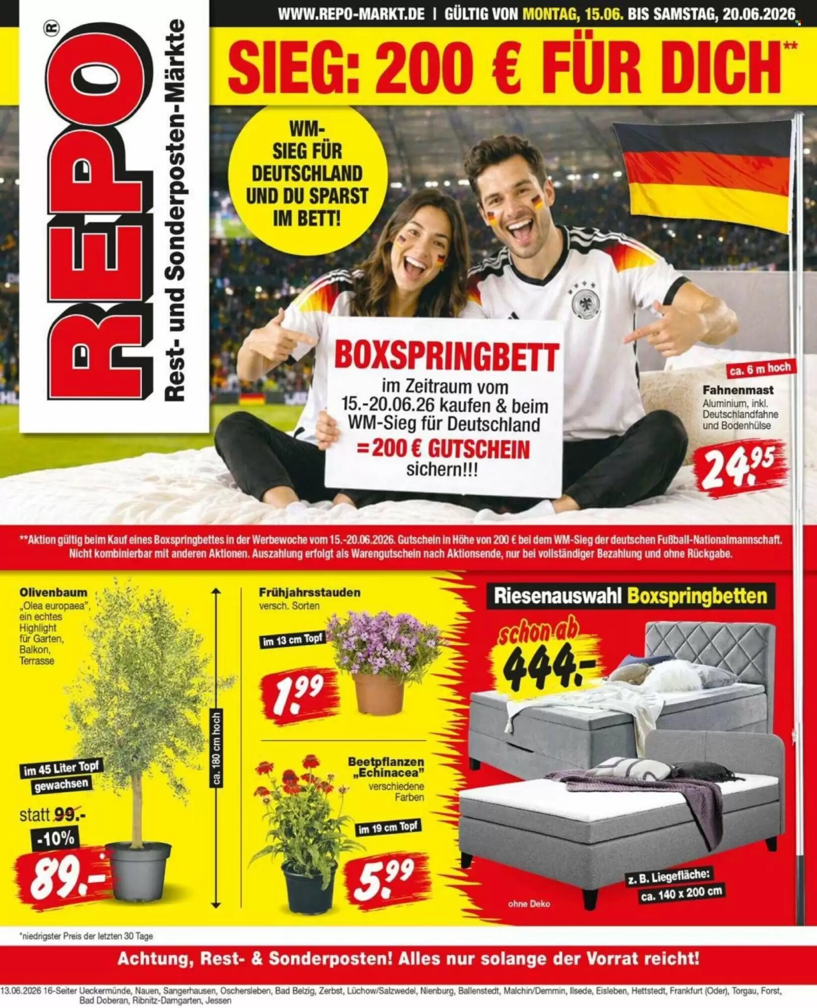 Repo Markt Prospekt (ab 15.06.2026) zum Blättern - Seite 1