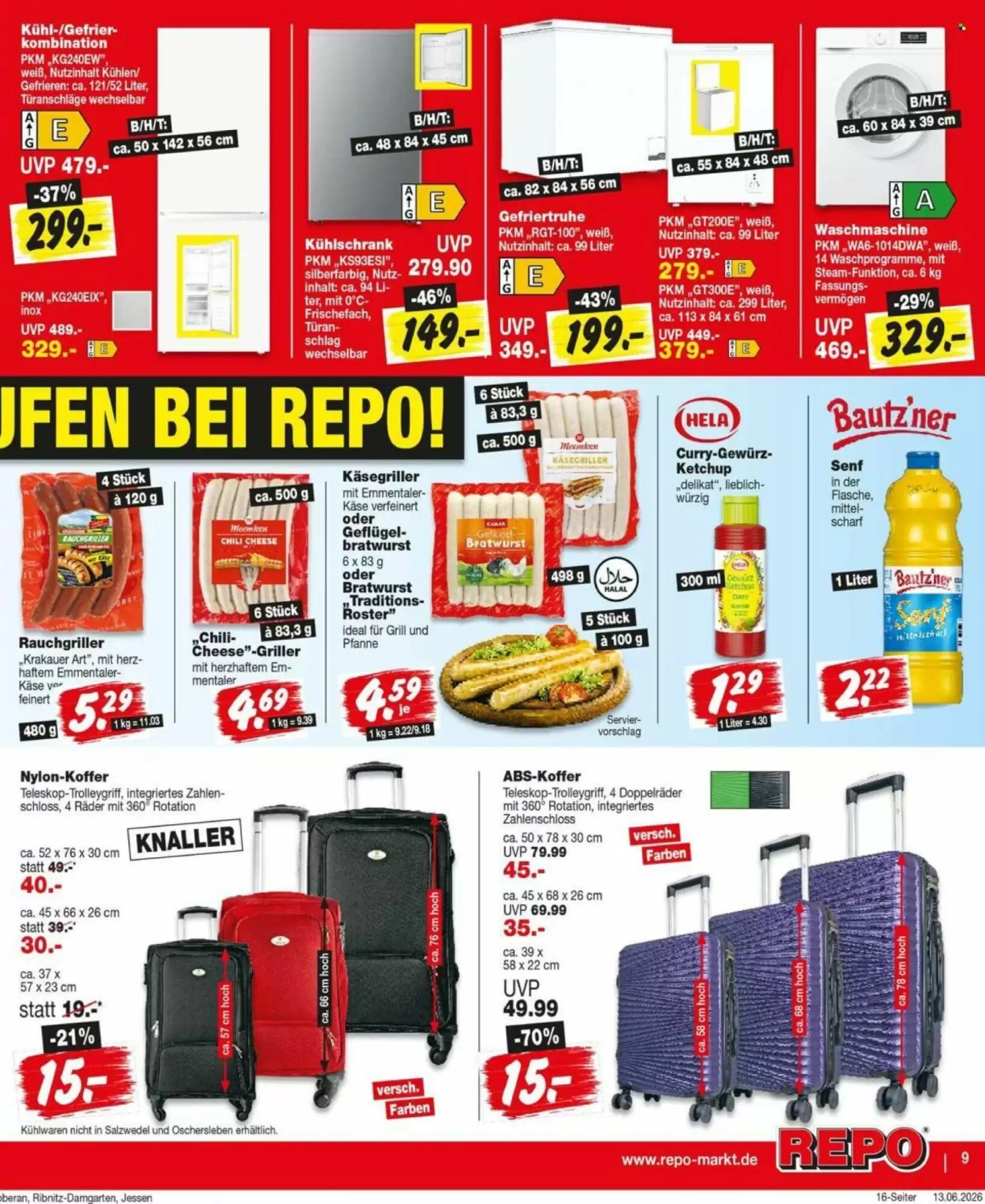Repo Markt Prospekt (ab 15.06.2026) zum Blättern - Seite 9