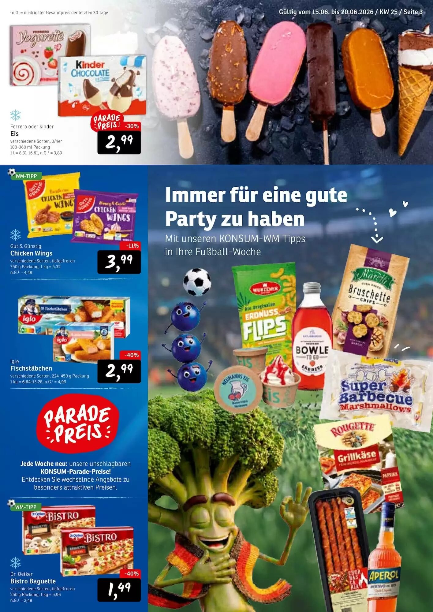 KONSUM Prospekt (ab 15.06.2026) zum Blättern - Seite 3