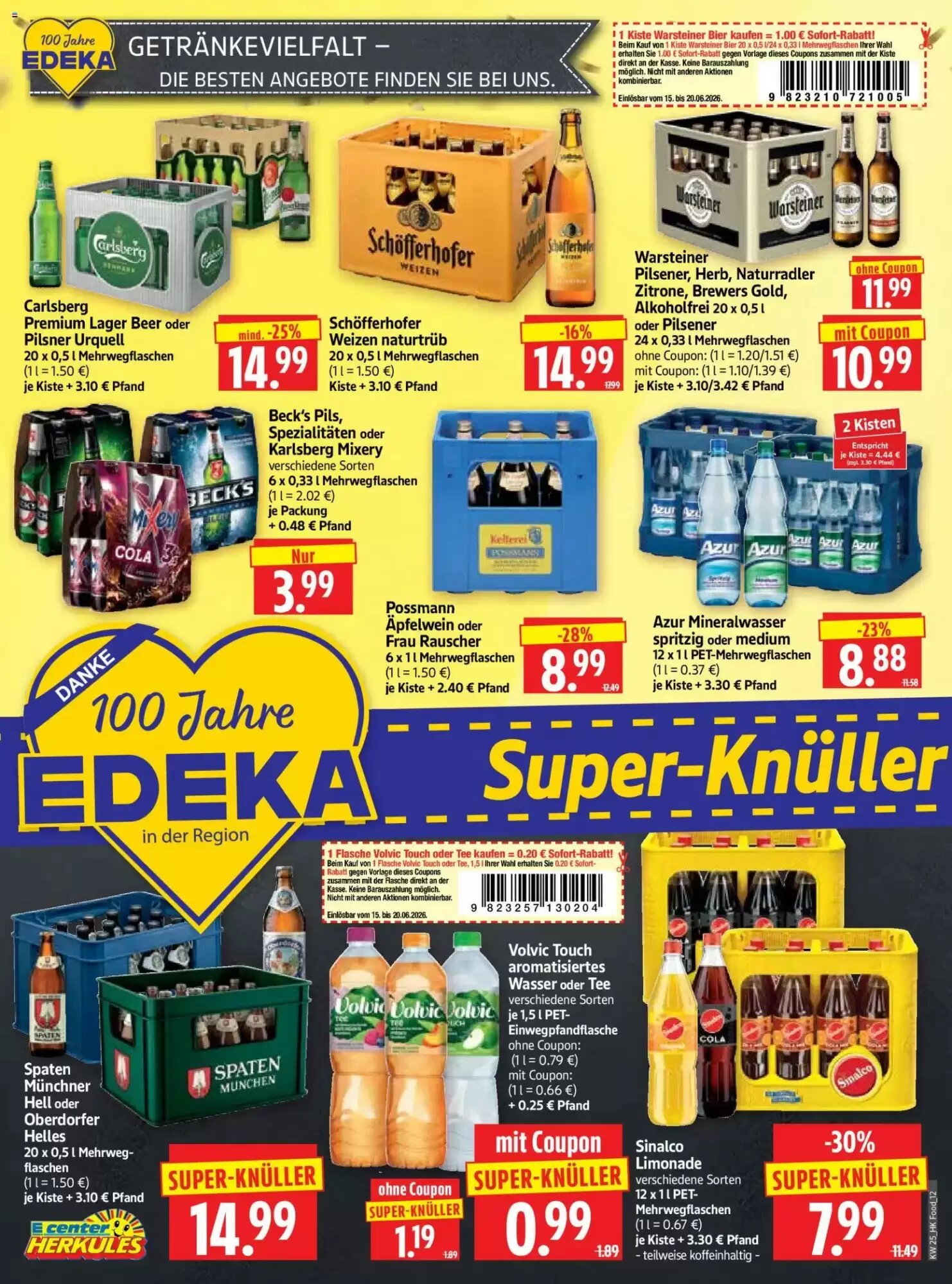 Edeka Herkules Prospekt (ab 15.06.2026) zum Blättern - Seite 12