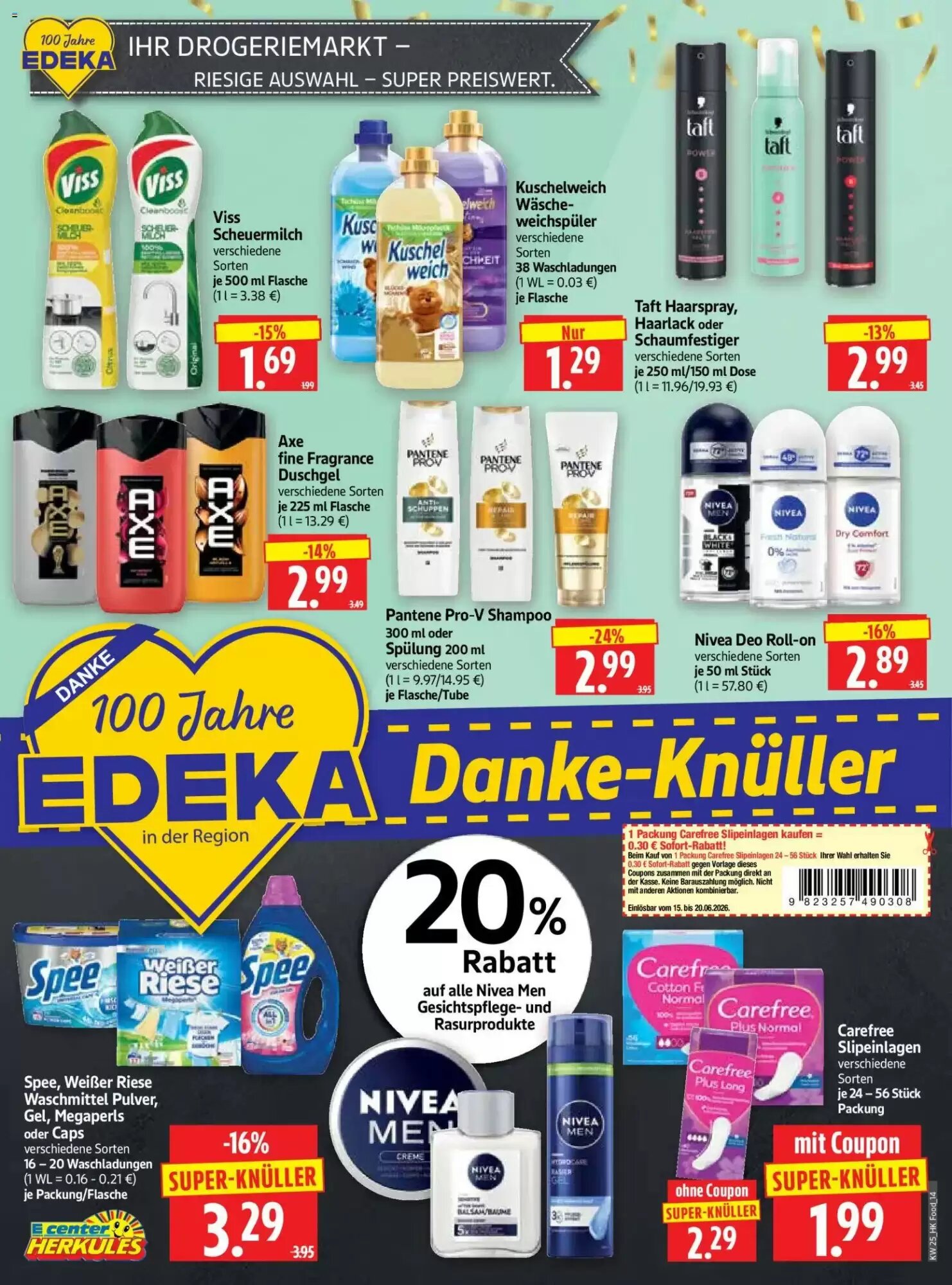 Edeka Herkules Prospekt (ab 15.06.2026) zum Blättern - Seite 14