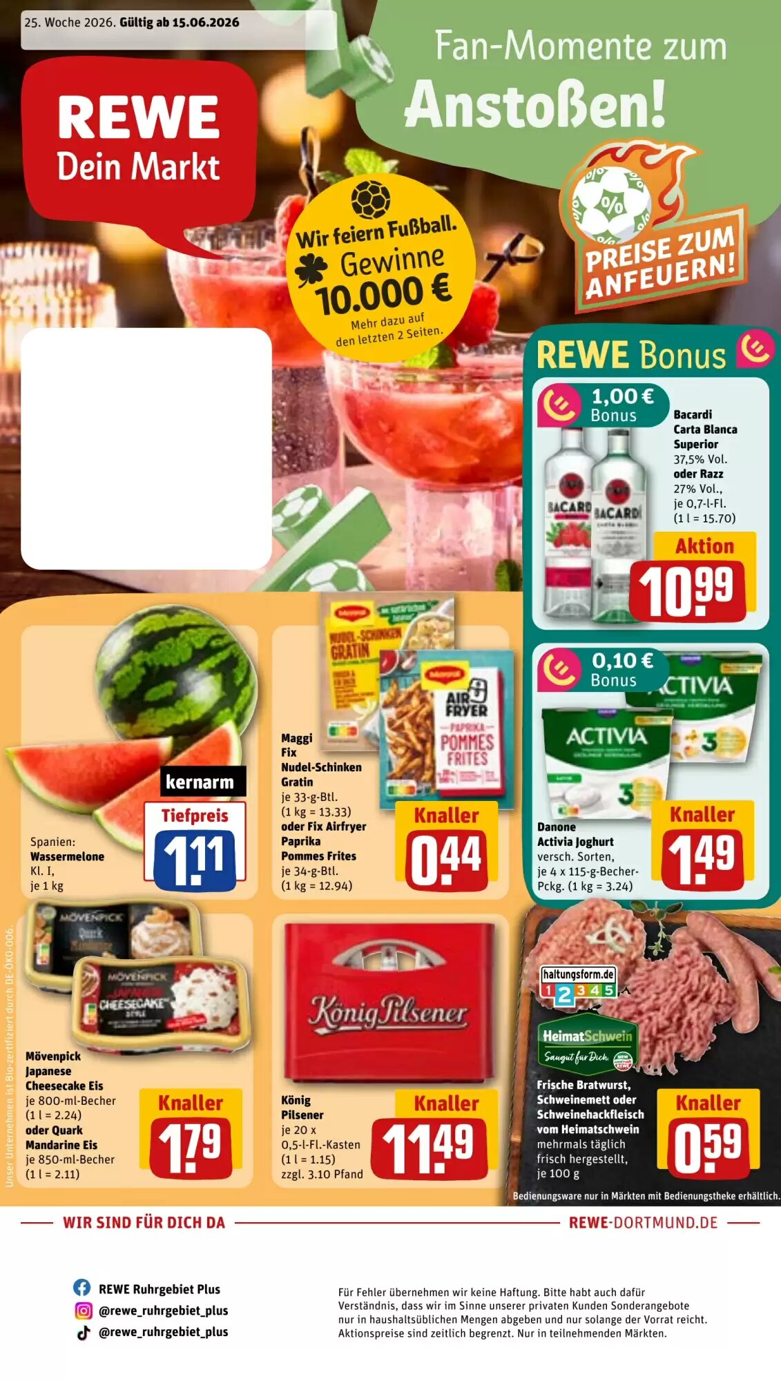 REWE Kaufpark Prospekt (ab 15.06.2026) zum Blättern - Seite 1
