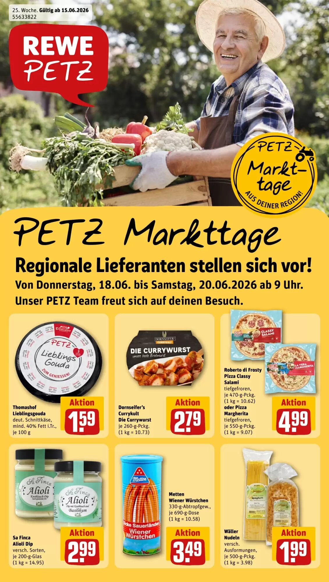 REWE PETZ Prospekt (ab 15.06.2026) zum Blättern - Seite 1