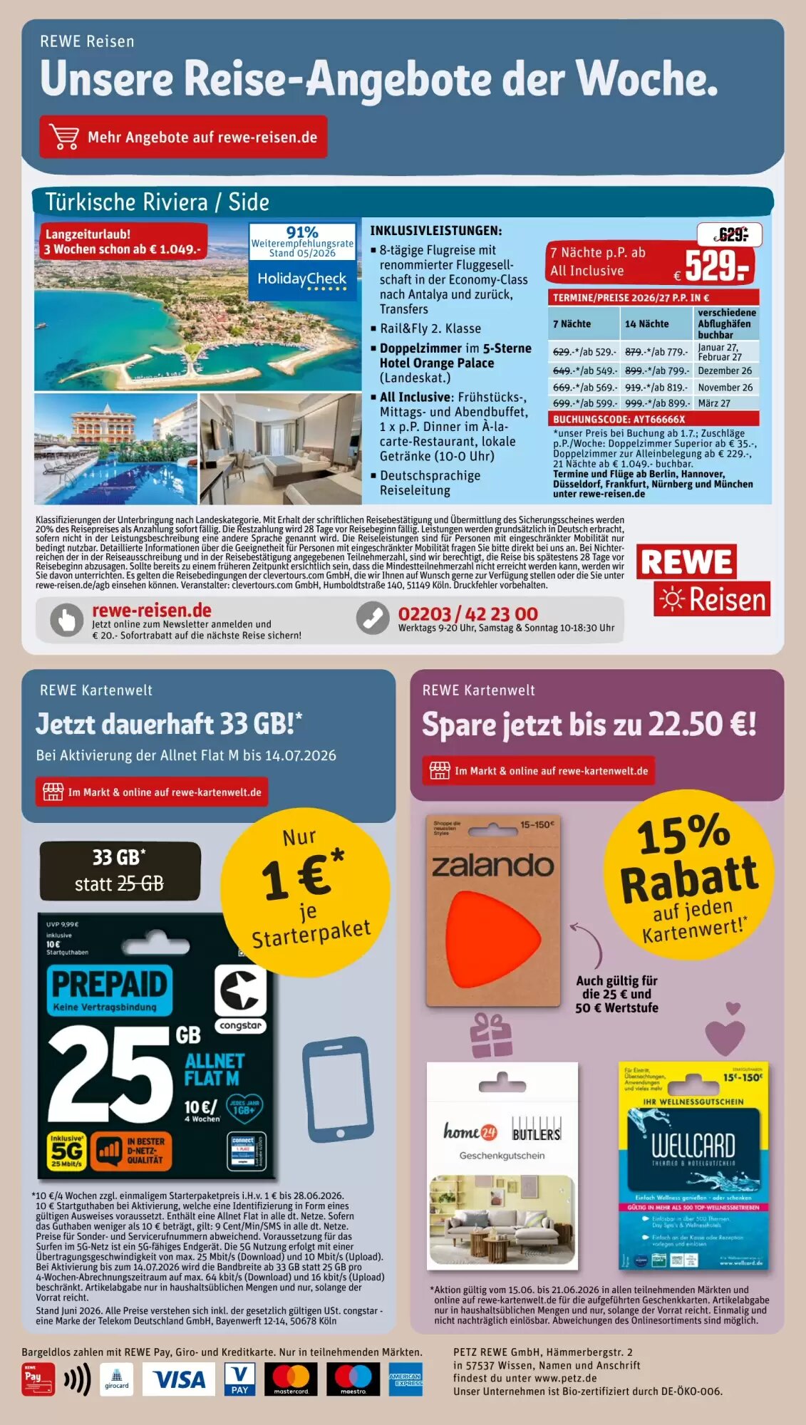 REWE PETZ Prospekt (ab 15.06.2026) zum Blättern - Seite 32