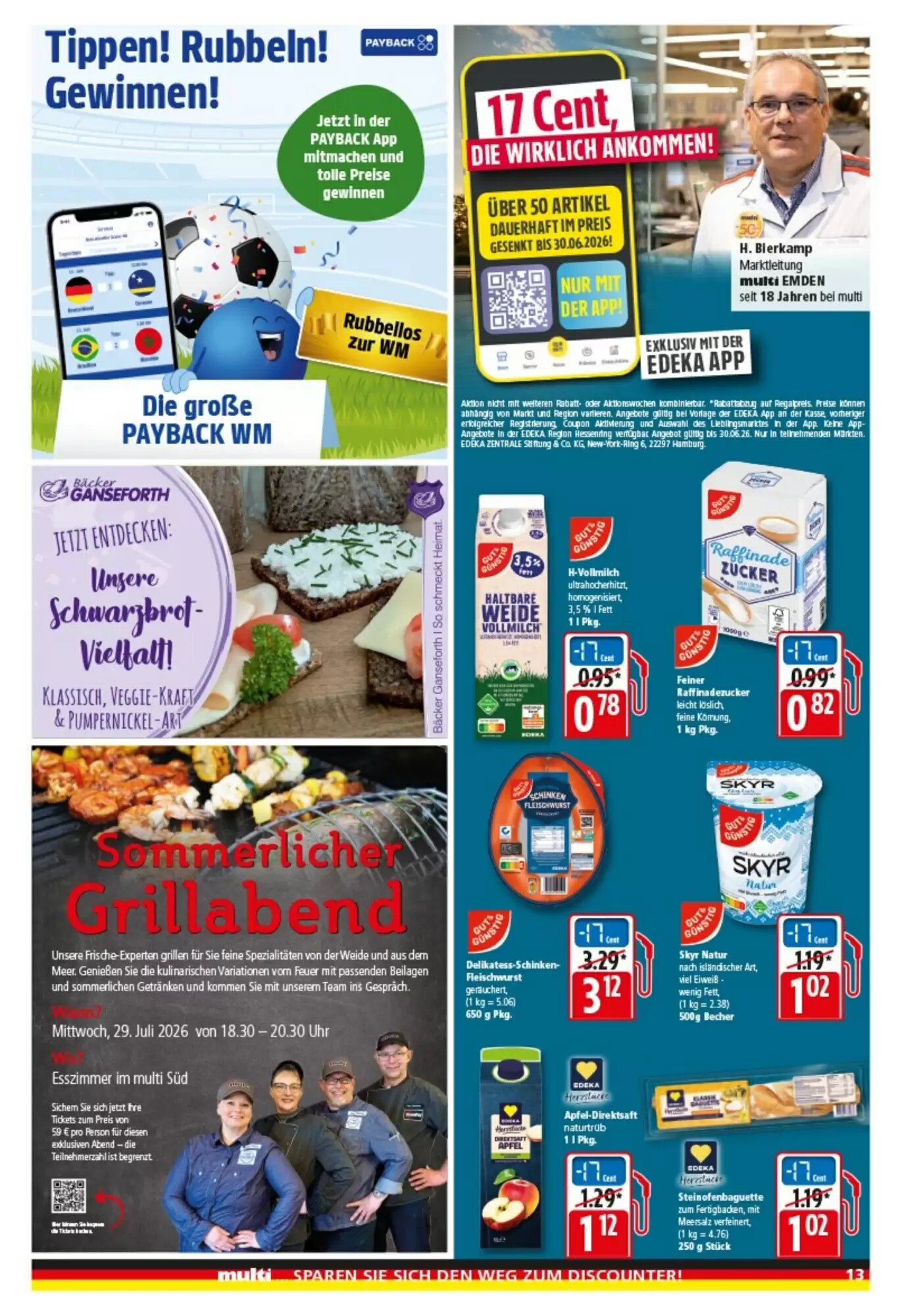 Multi Markt Prospekt (ab 15.06.2026) zum Blättern - Seite 13