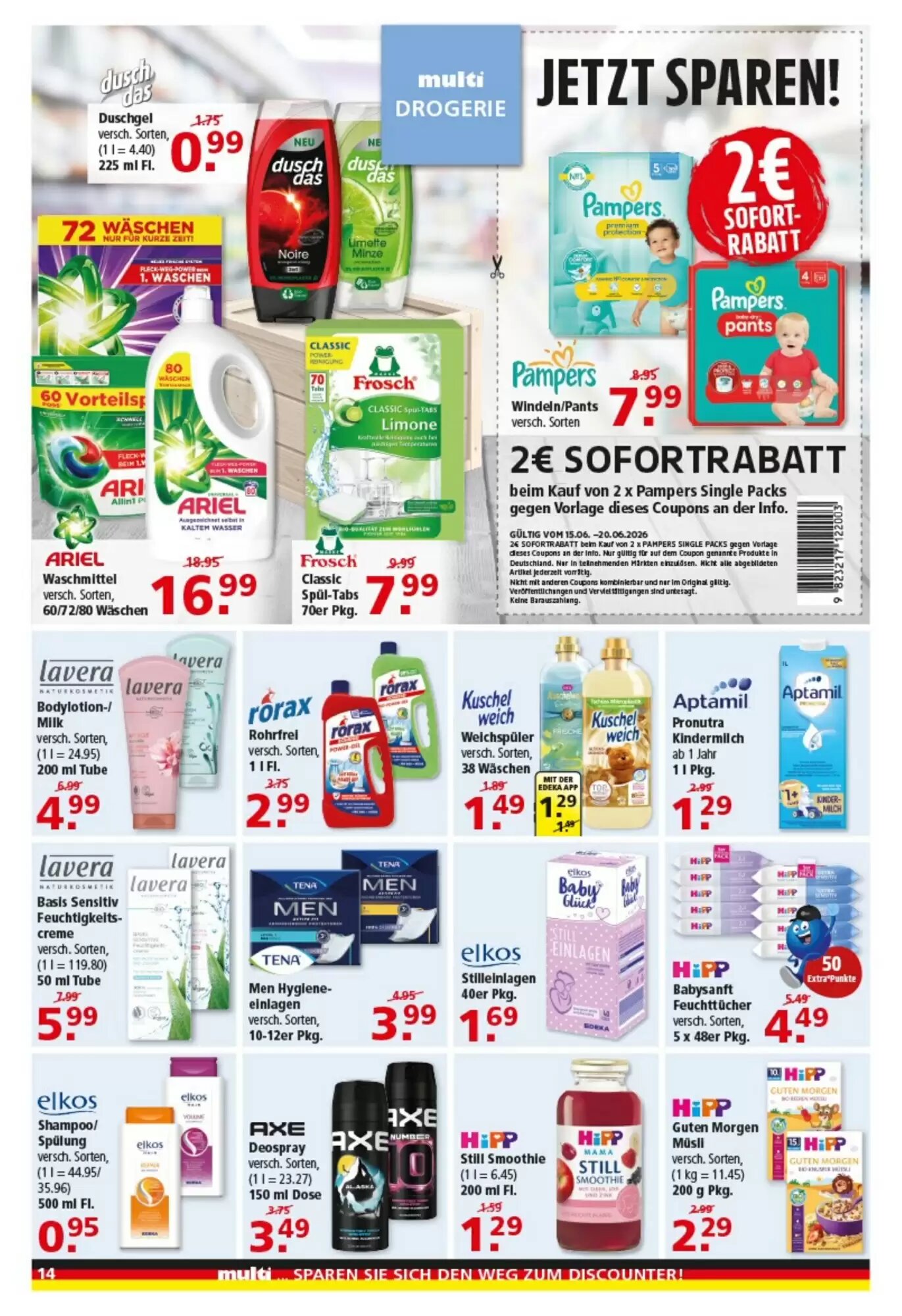 Multi Markt Prospekt (ab 15.06.2026) zum Blättern - Seite 14