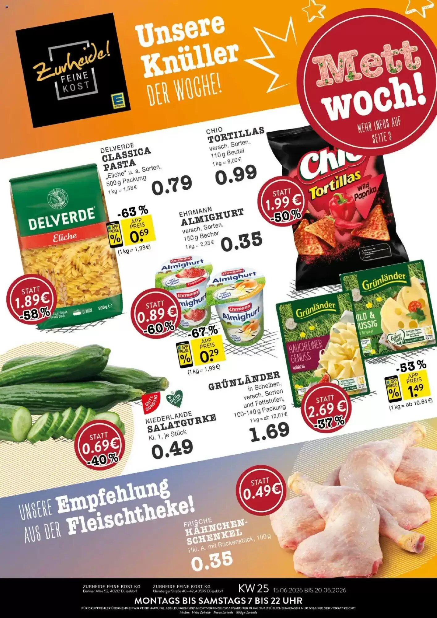 Edeka Zurheide Prospekt (ab 15.06.2026) zum Blättern - Seite 1
