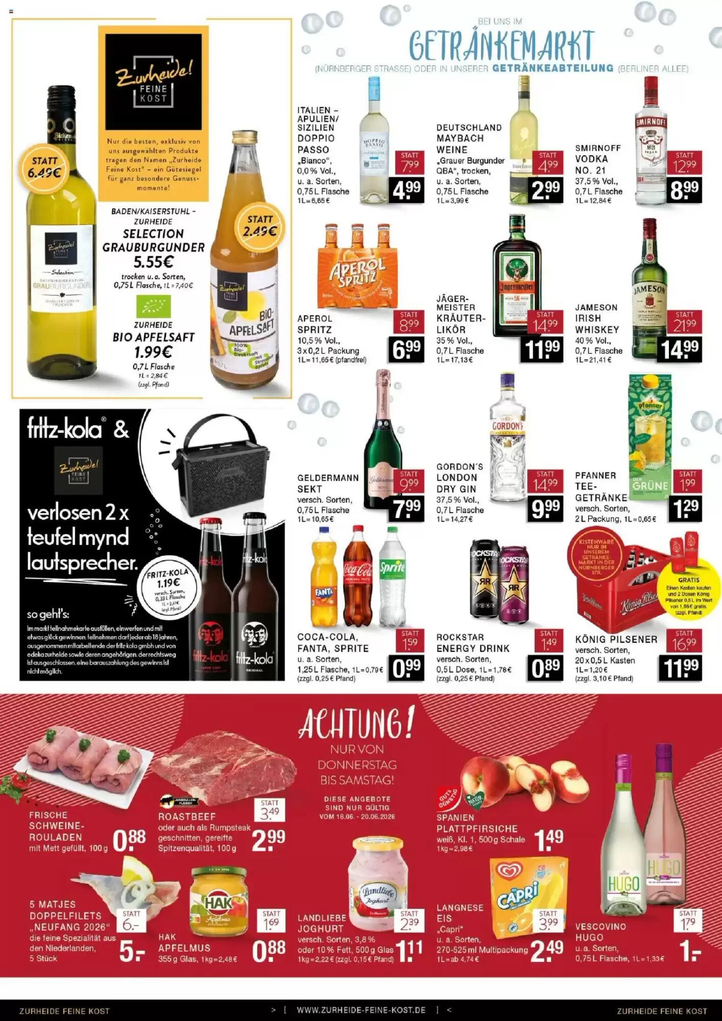 Edeka Zurheide Prospekt (ab 15.06.2026) zum Blättern - Seite 10