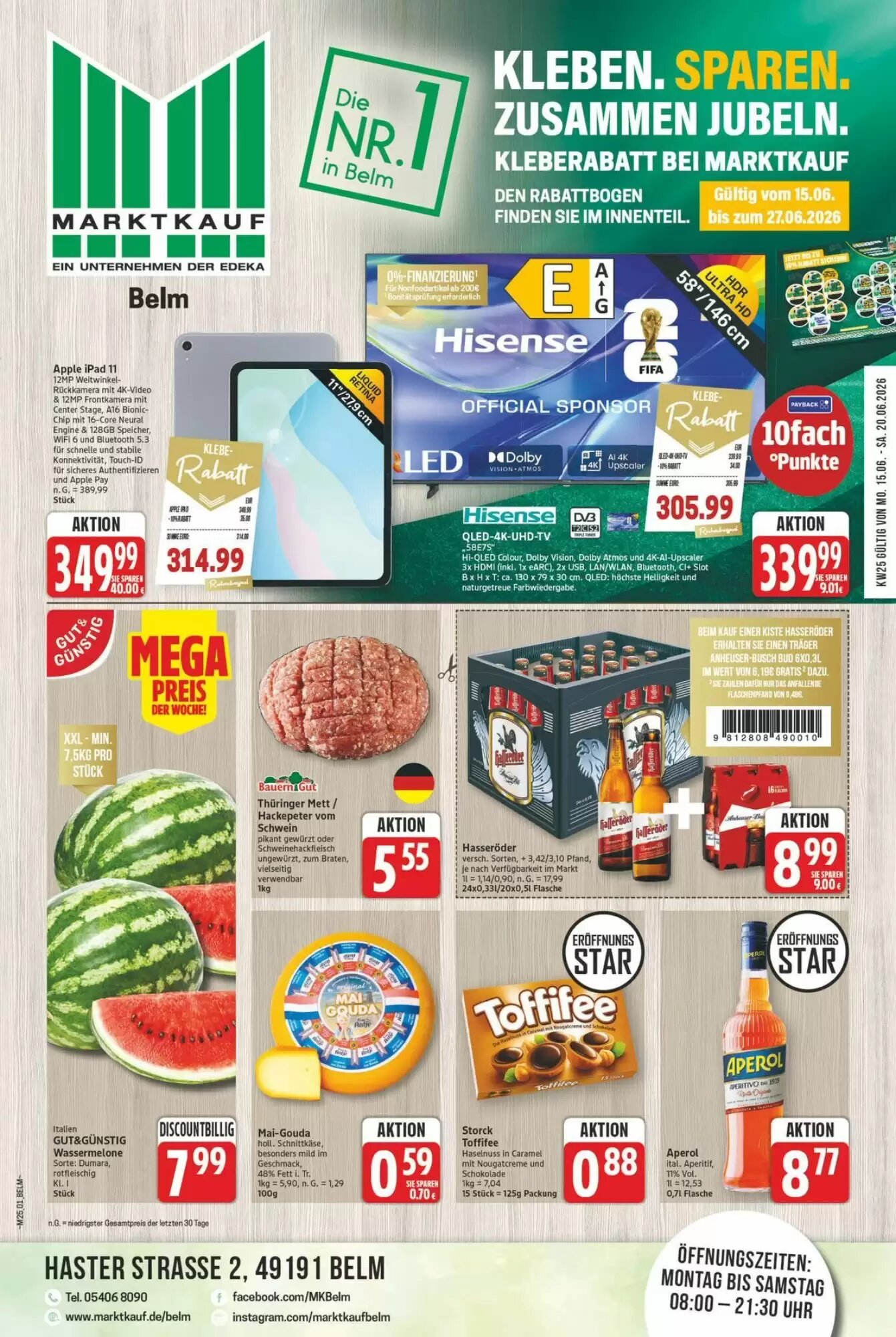 Marktkauf Prospekt (ab 15.06.2026) zum Blättern - Seite 1