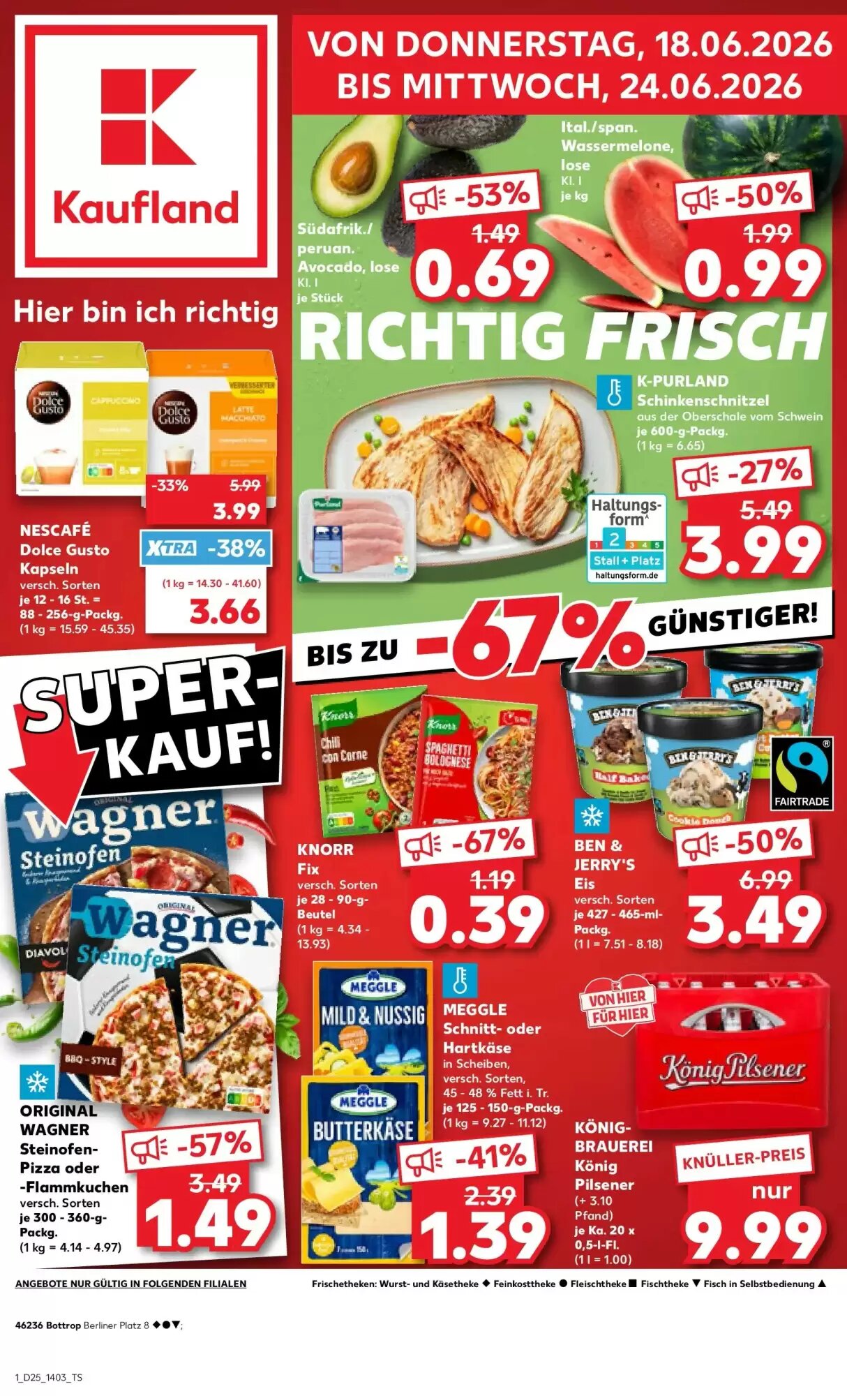 Kaufland Prospekt (ab 17.06.2026) zum Blättern - Seite 1