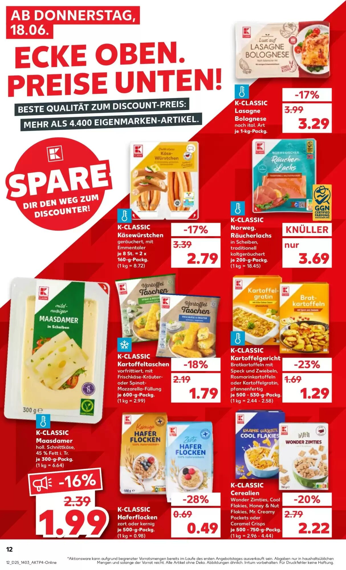 Kaufland Prospekt (ab 17.06.2026) zum Blättern - Seite 12