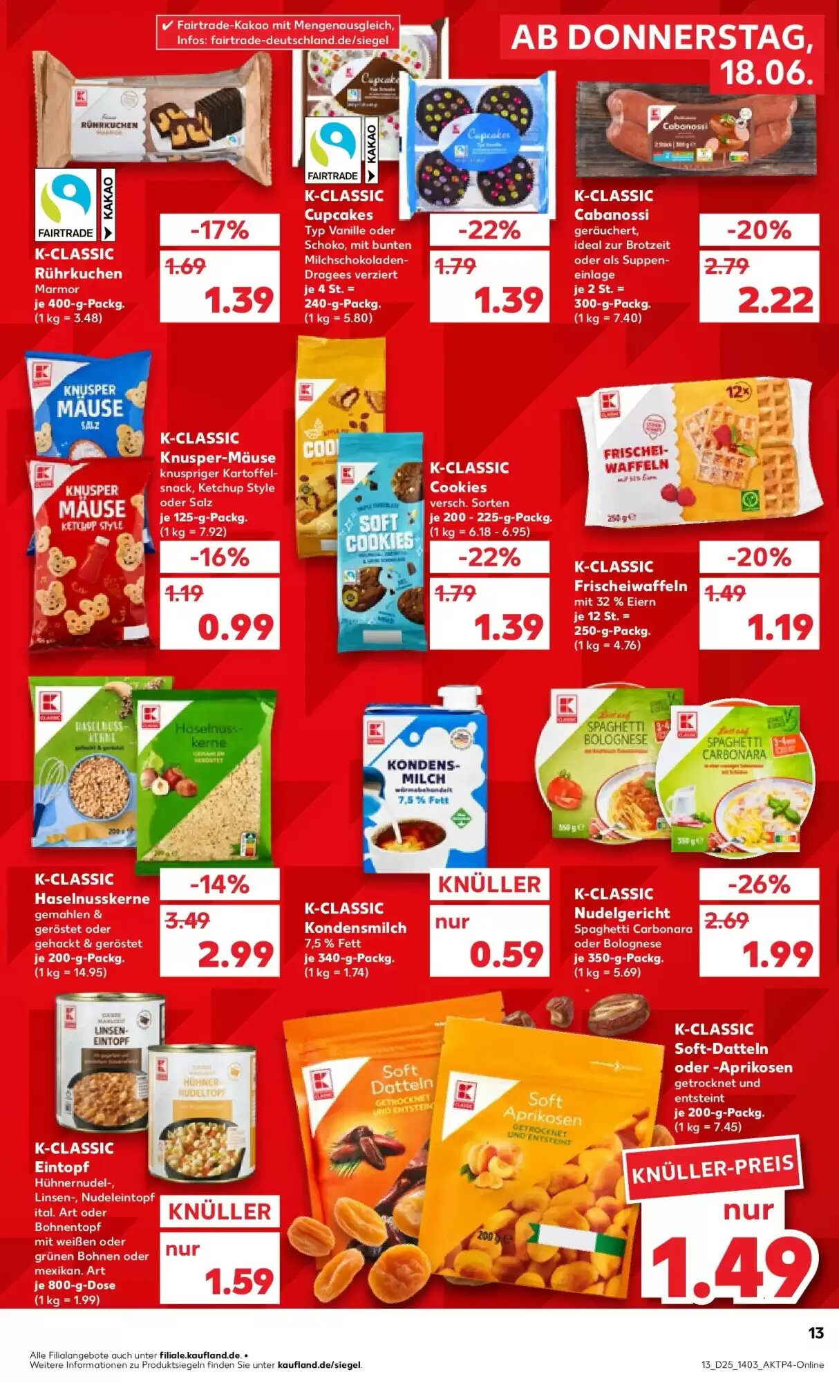 Kaufland Prospekt (ab 17.06.2026) zum Blättern - Seite 13