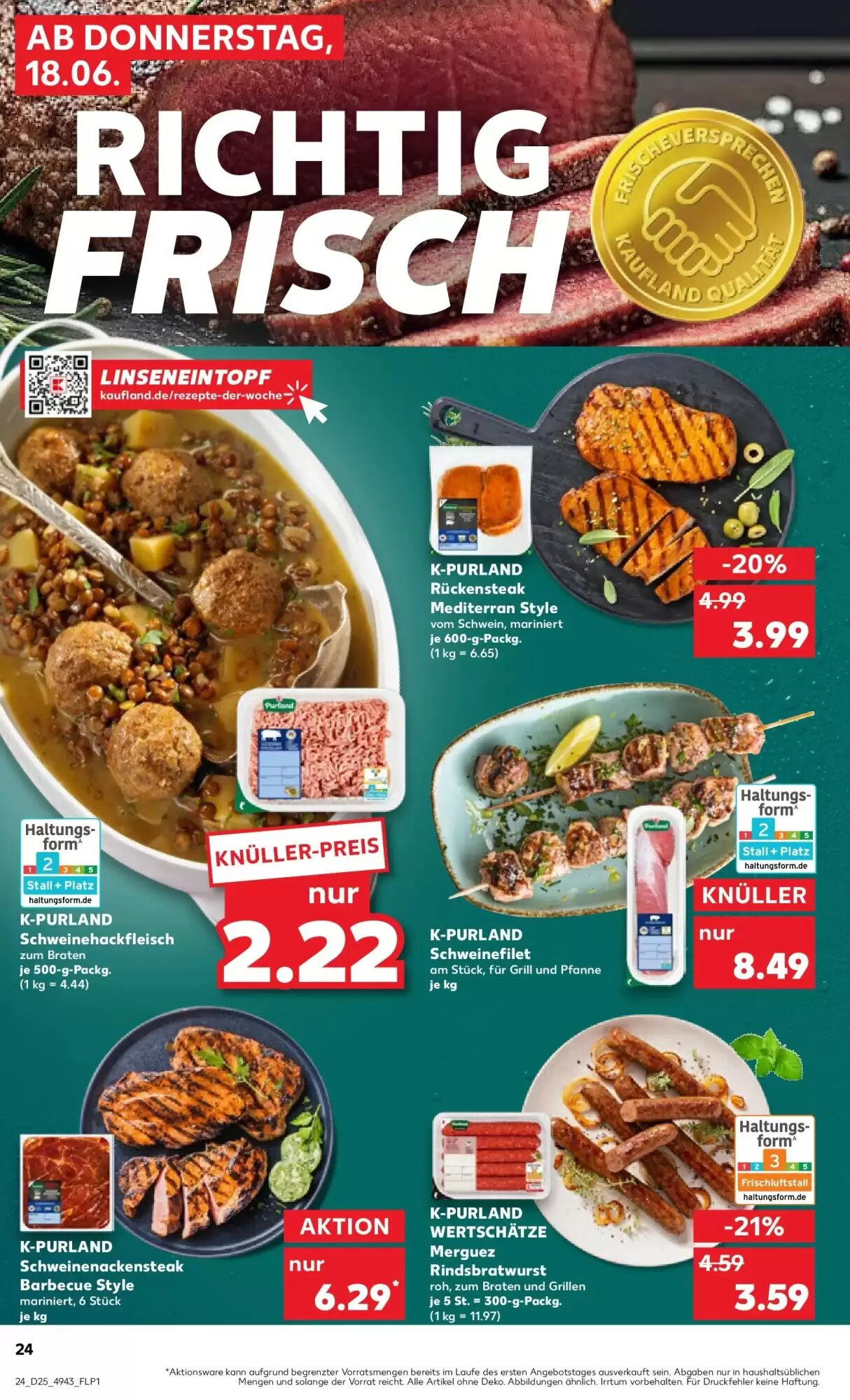 Kaufland Prospekt (ab 17.06.2026) zum Blättern - Seite 24