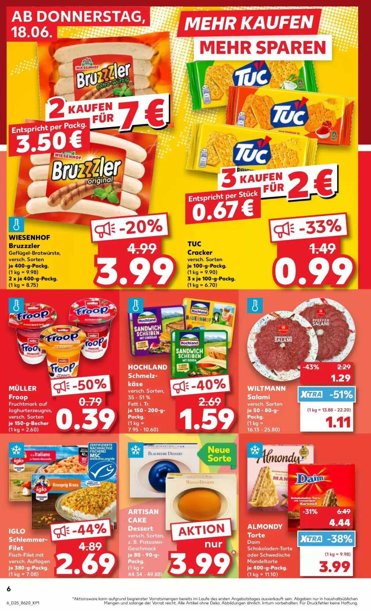Kaufland Prospekt (ab 17.06.2026) zum Blättern - Seite 6