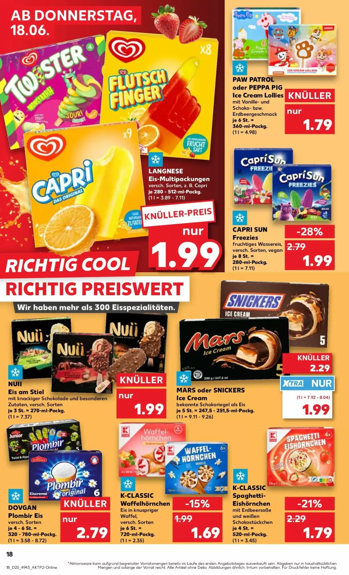 Kaufland Prospekt (ab 17.06.2026) zum Blättern - Seite 18
