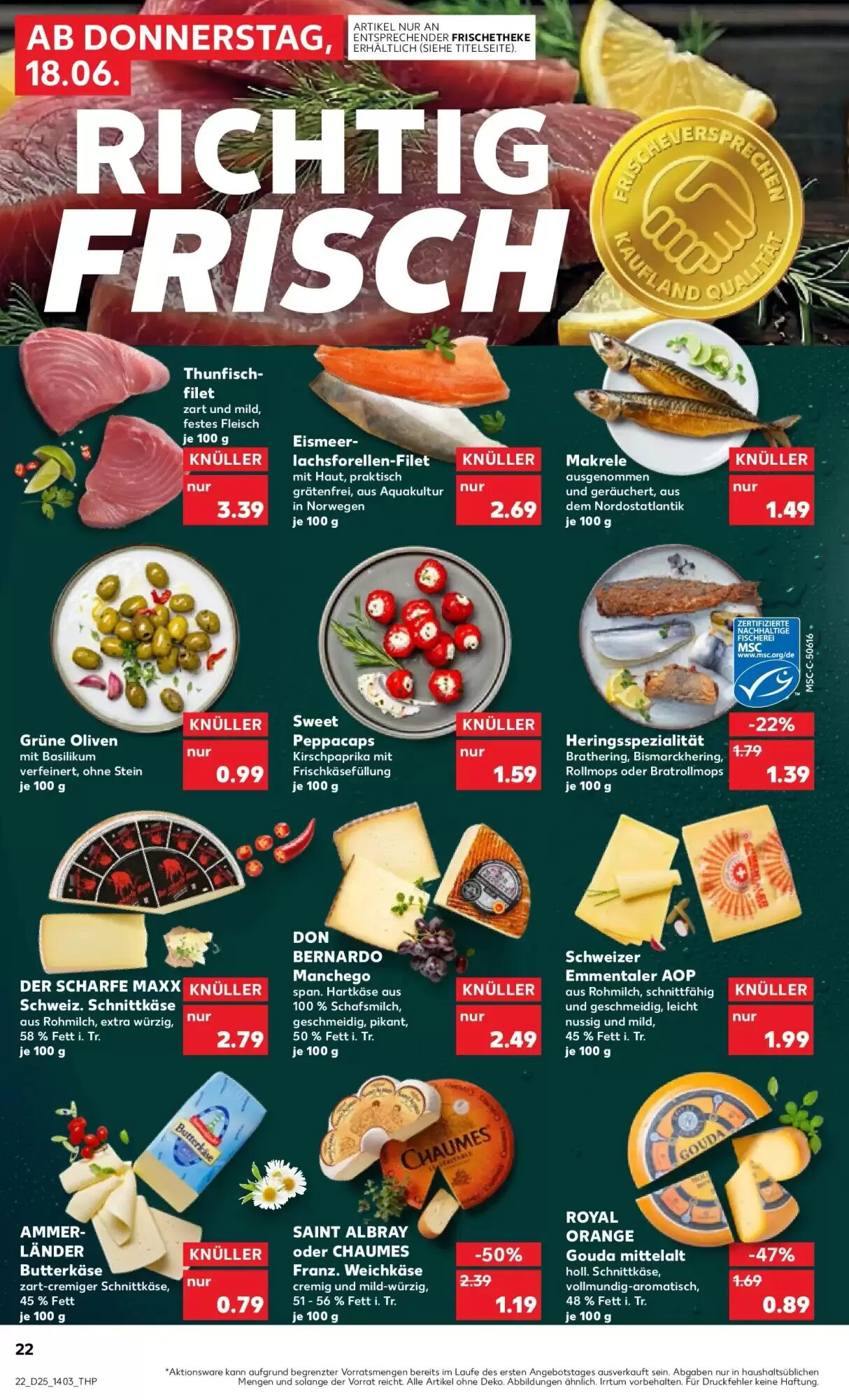 Kaufland Prospekt (ab 17.06.2026) zum Blättern - Seite 22