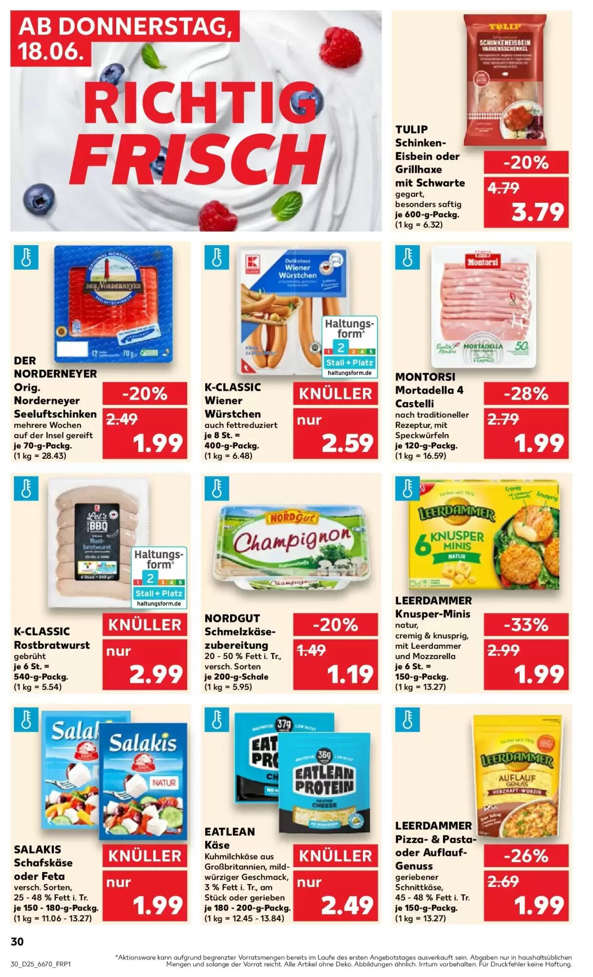 Kaufland Prospekt (ab 17.06.2026) zum Blättern - Seite 30