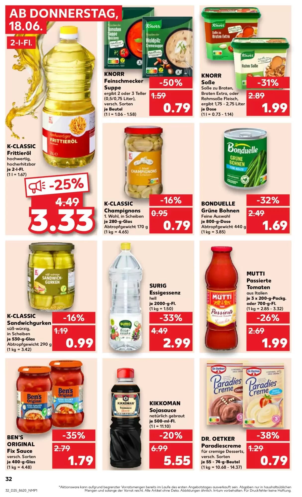 Kaufland Prospekt (ab 17.06.2026) zum Blättern - Seite 32