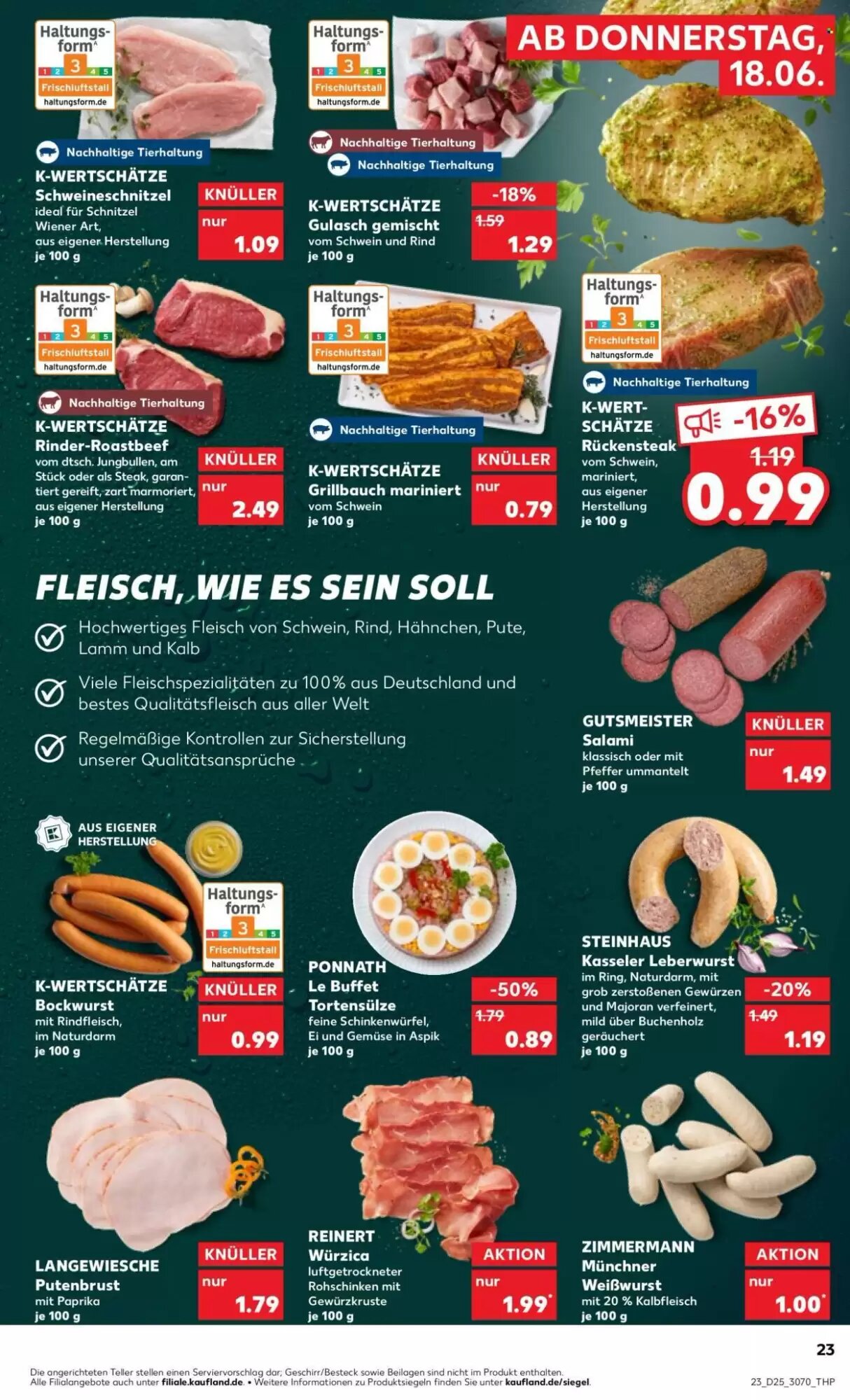 Kaufland Prospekt (ab 18.06.2026) zum Blättern - Seite 23