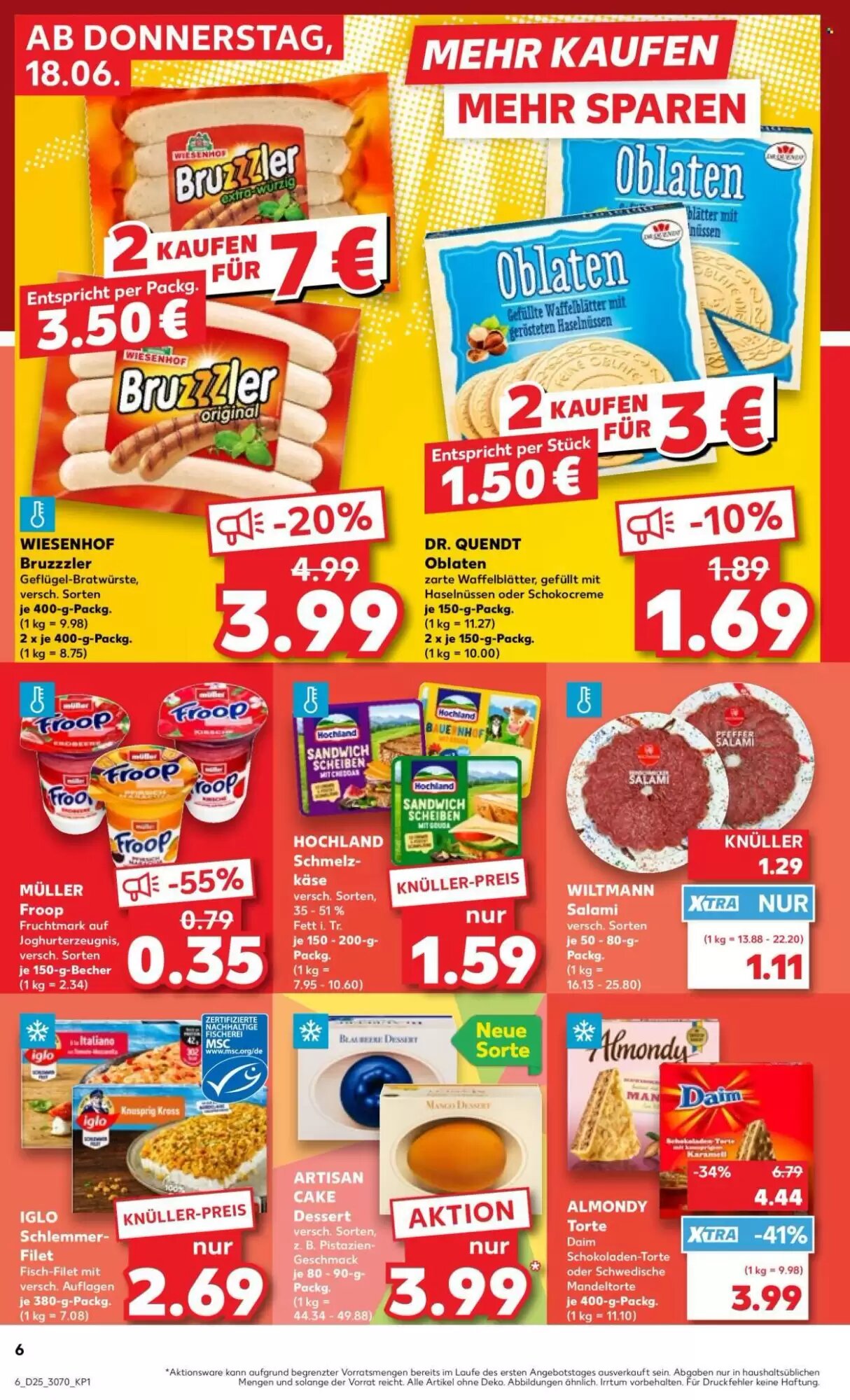 Kaufland Prospekt (ab 18.06.2026) zum Blättern - Seite 6