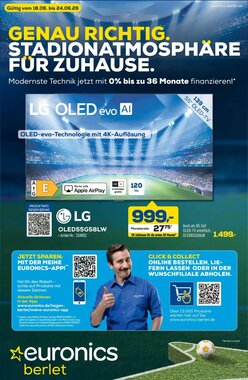 Euronics Prospekt (ab 18.06.2026) zum Blättern