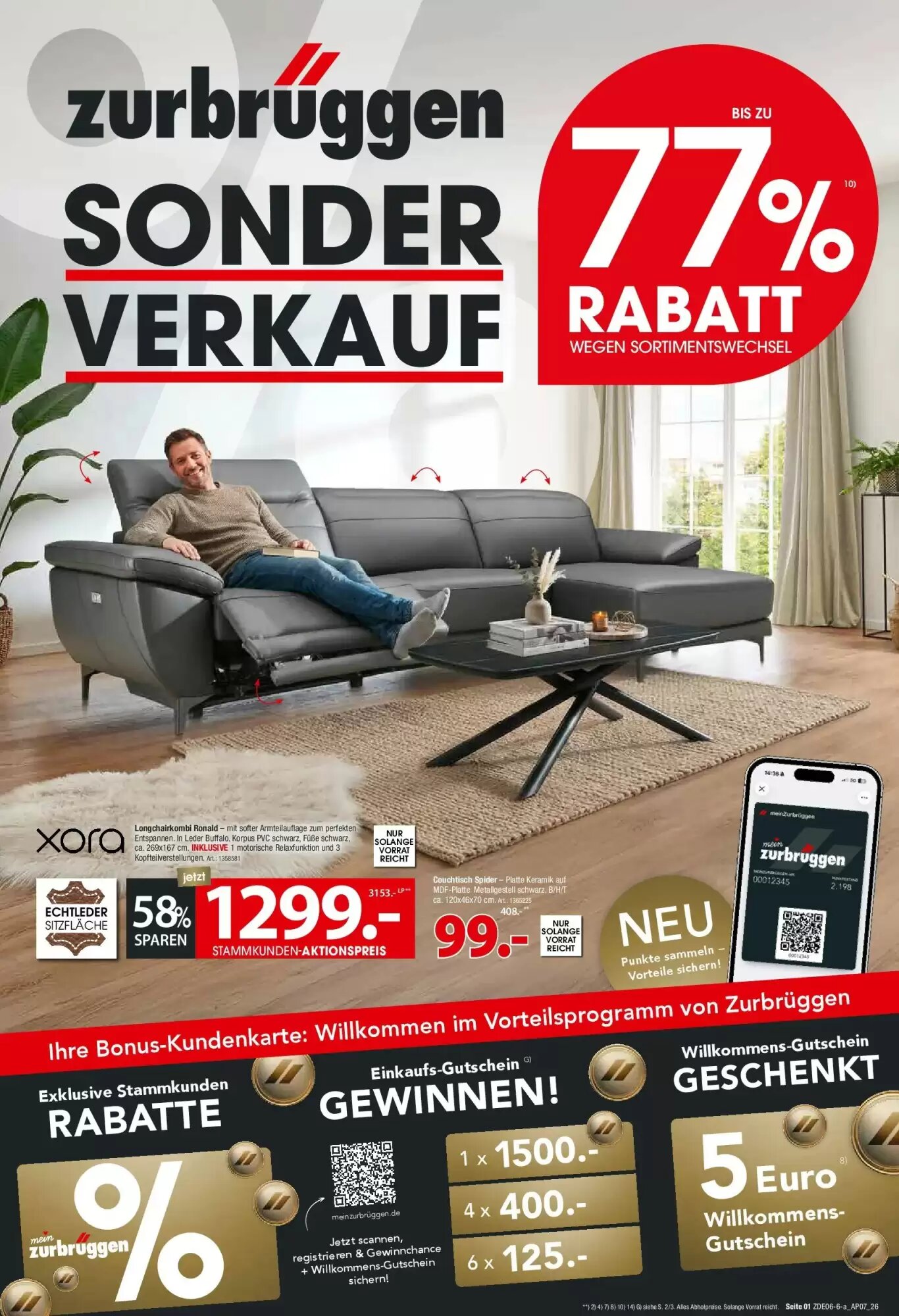 Zurbrüggen Prospekt (ab 19.06.2026) zum Blättern - Seite 1
