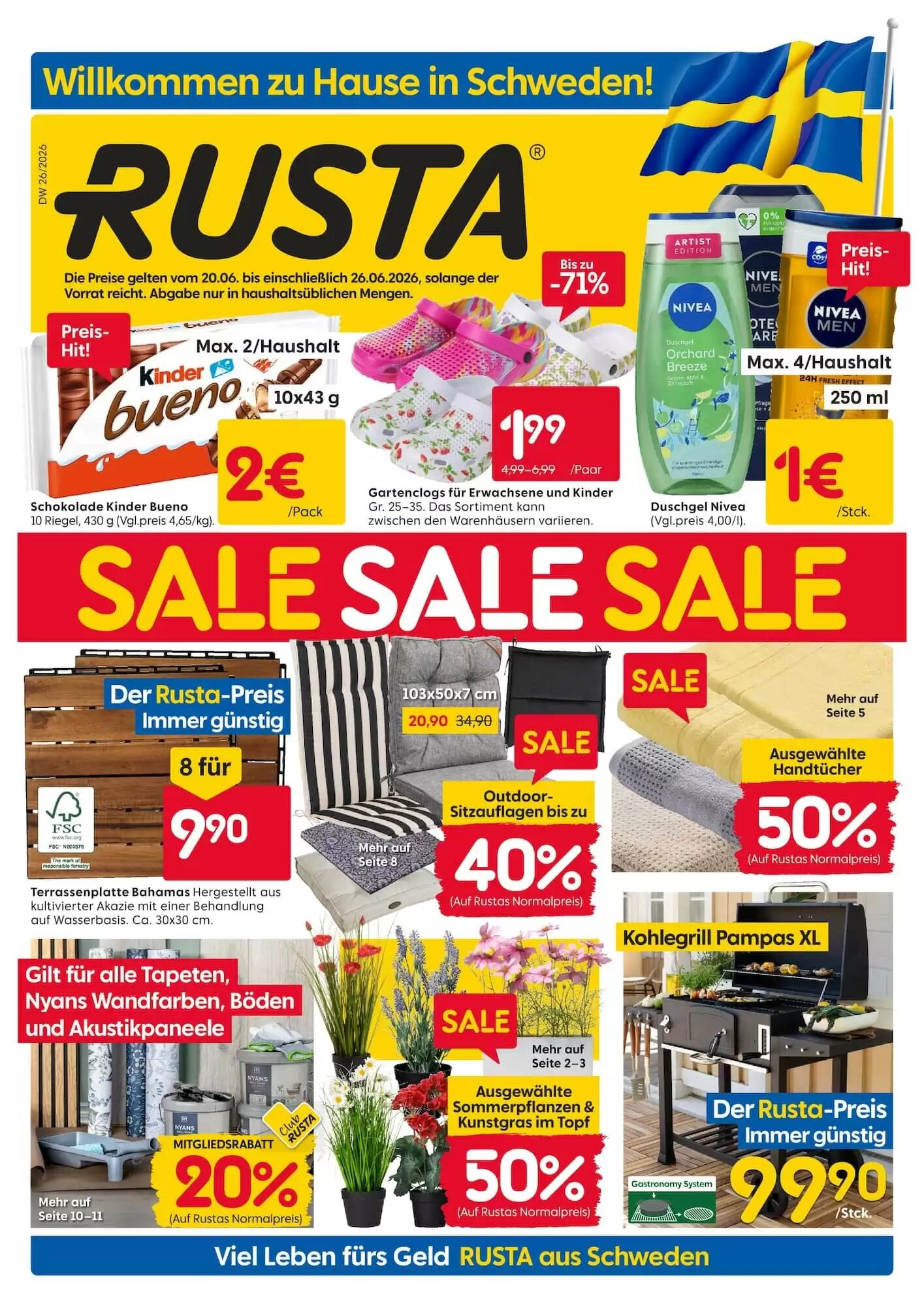 Rusta Prospekt (ab 20.06.2026) zum Blättern - Seite 1
