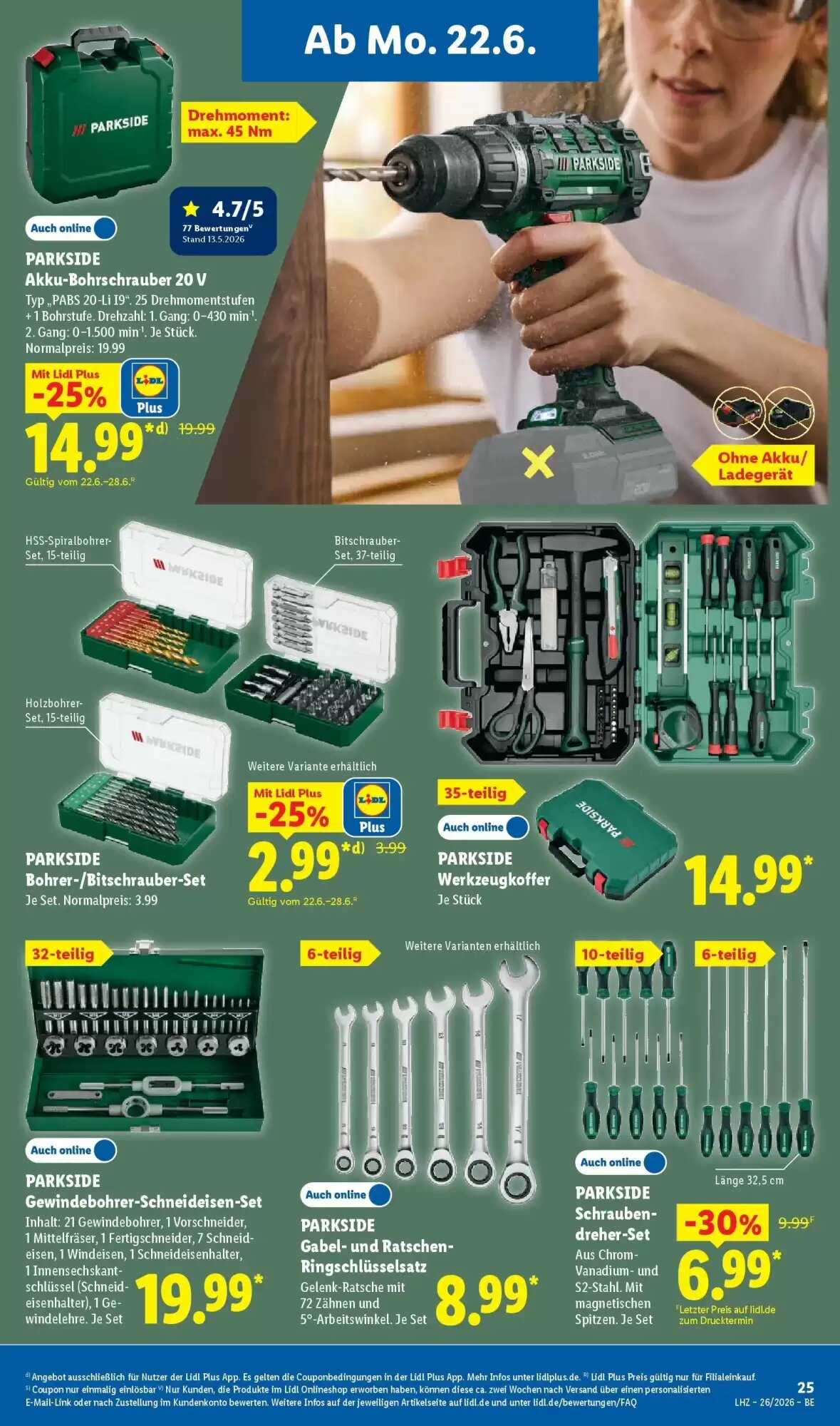 Lidl Prospekt (ab 21.06.2026) zum Blättern - Seite 43