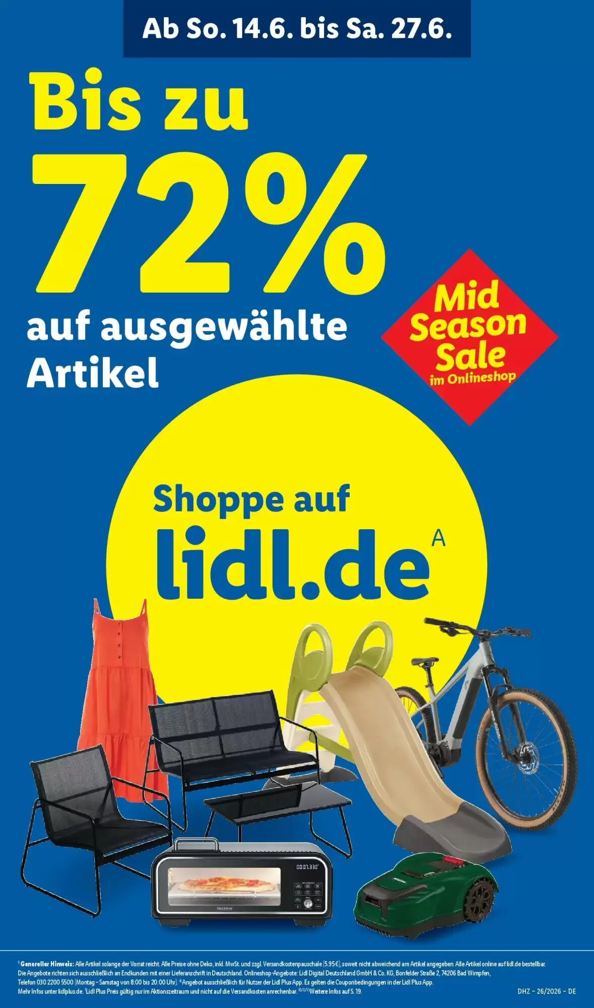 Lidl Prospekt (ab 21.06.2026) zum Blättern - Seite 74