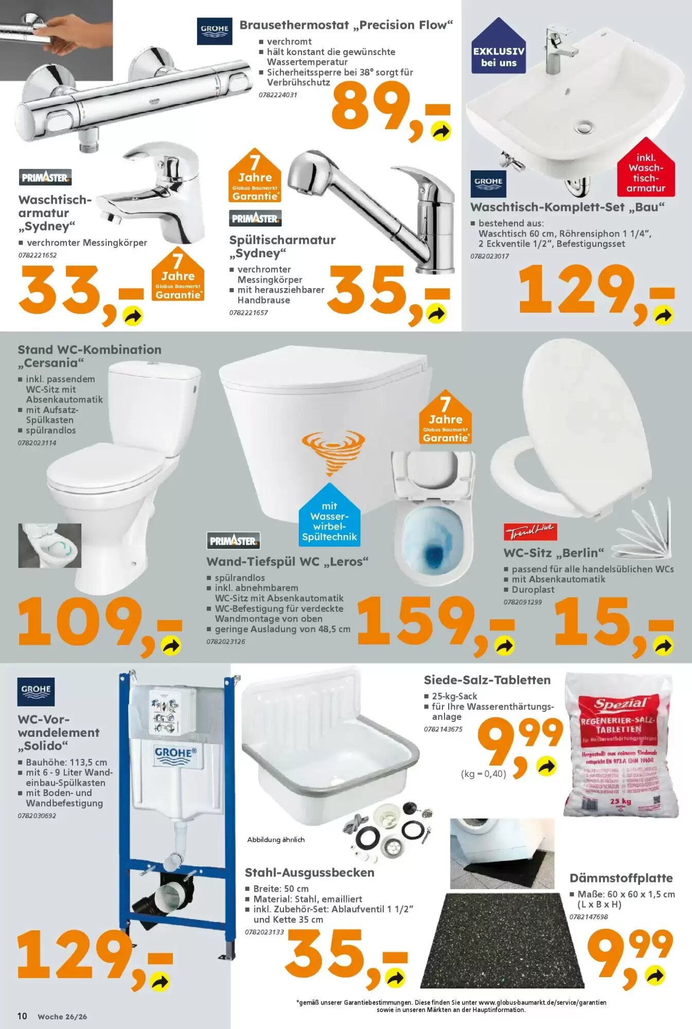 Globus Baumarkt Prospekt (ab 21.06.2026) zum Blättern - Seite 10