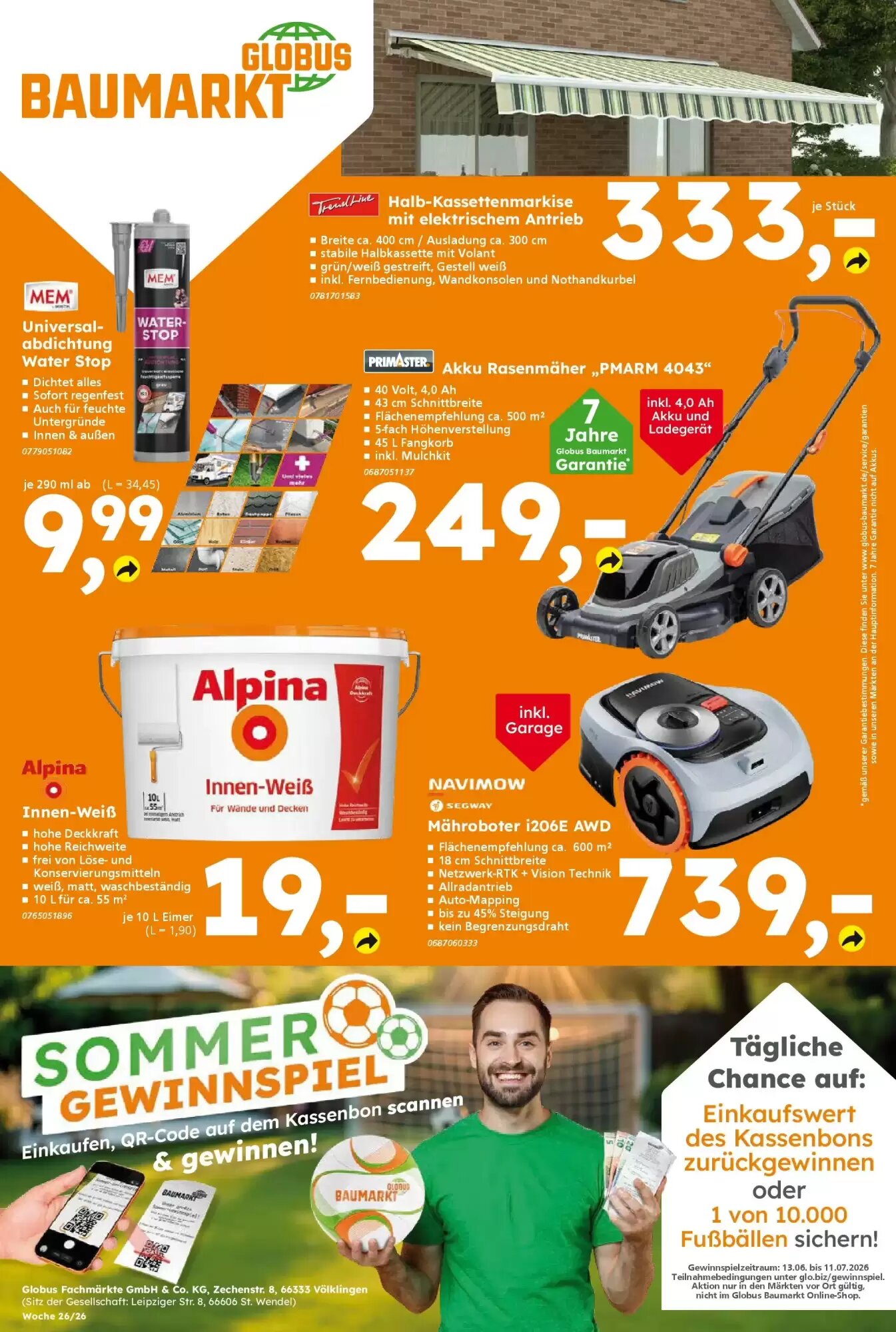 Globus Baumarkt Prospekt (ab 21.06.2026) zum Blättern - Seite 12