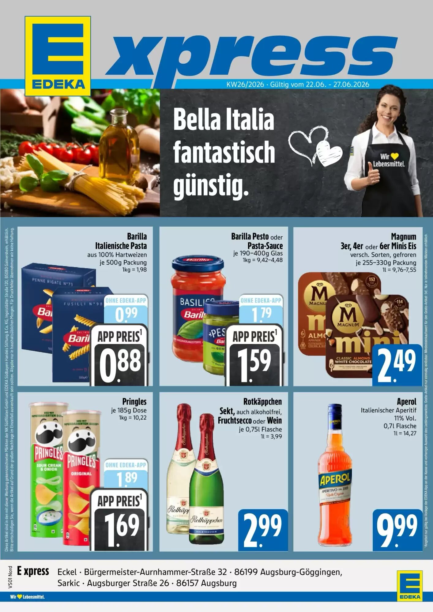 Edeka Xpress Prospekt (ab 21.06.2026) zum Blättern - Seite 1