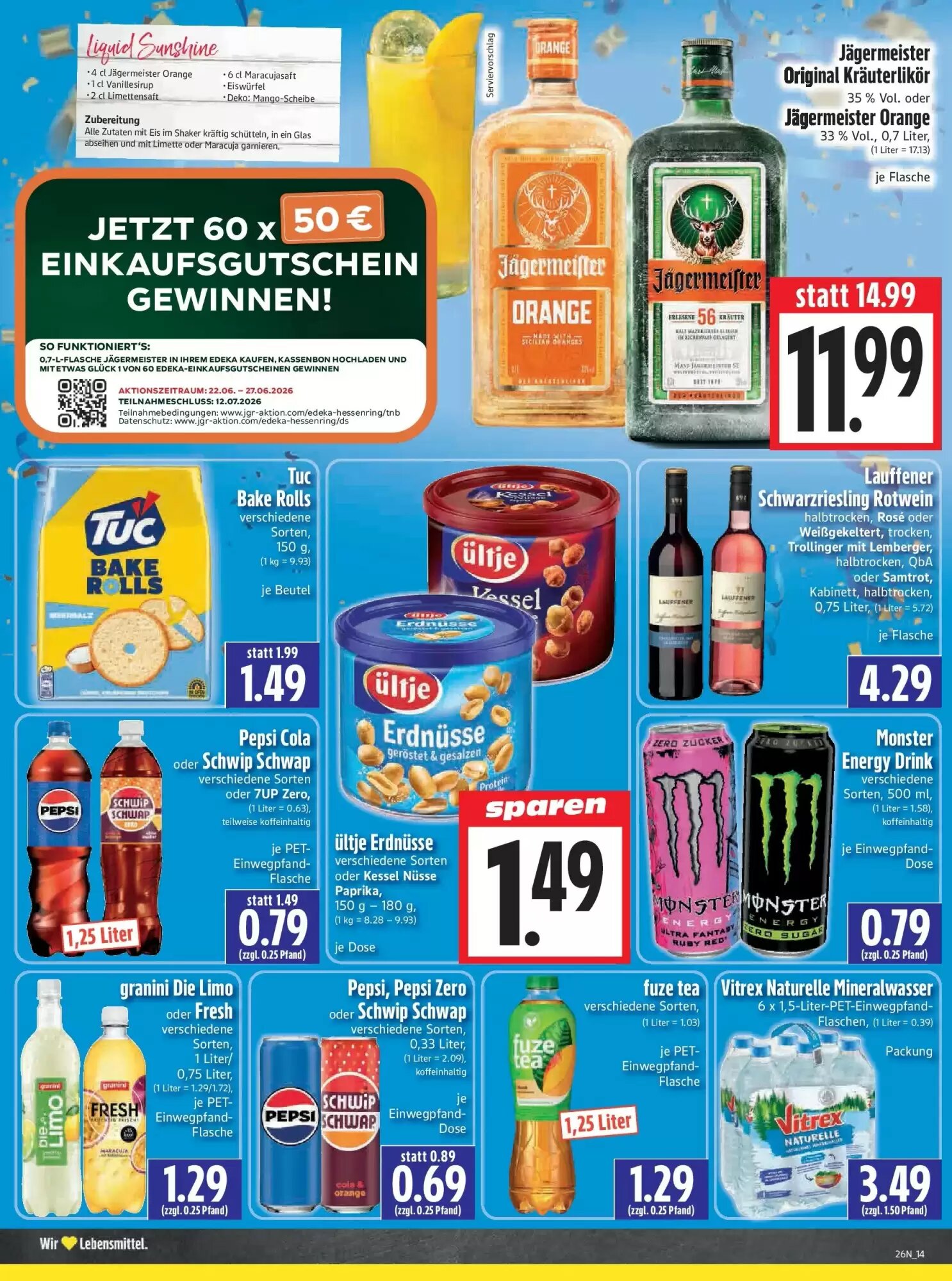 EDEKA Hahner Prospekt (ab 21.06.2026) zum Blättern - Seite 16