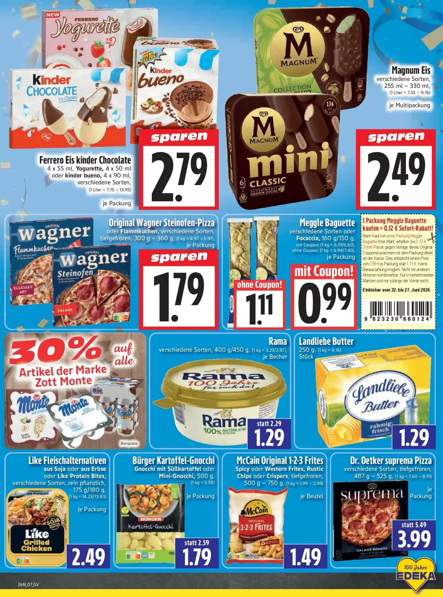 EDEKA Hahner Prospekt (ab 21.06.2026) zum Blättern - Seite 9