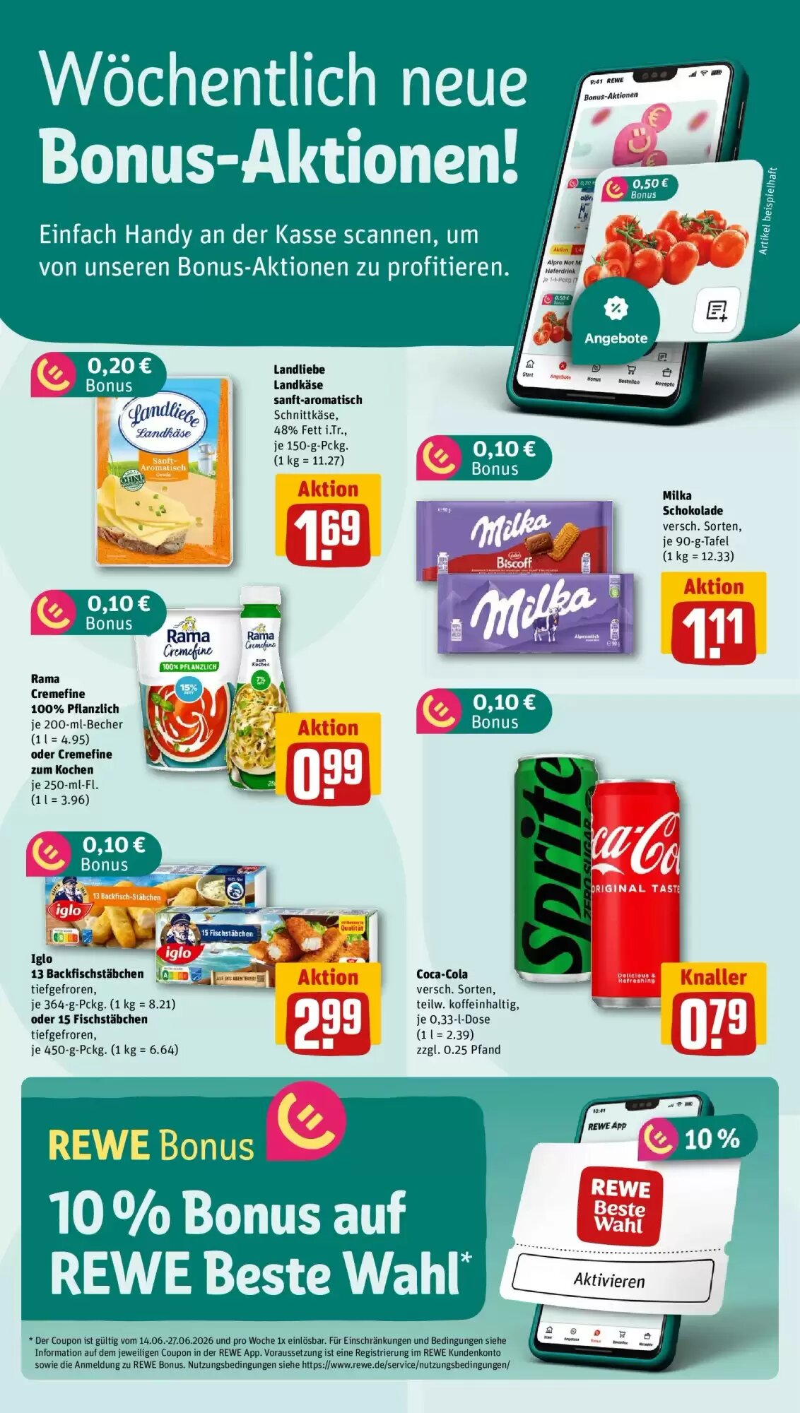 REWE Prospekt (ab 21.06.2026) zum Blättern - Seite 2
