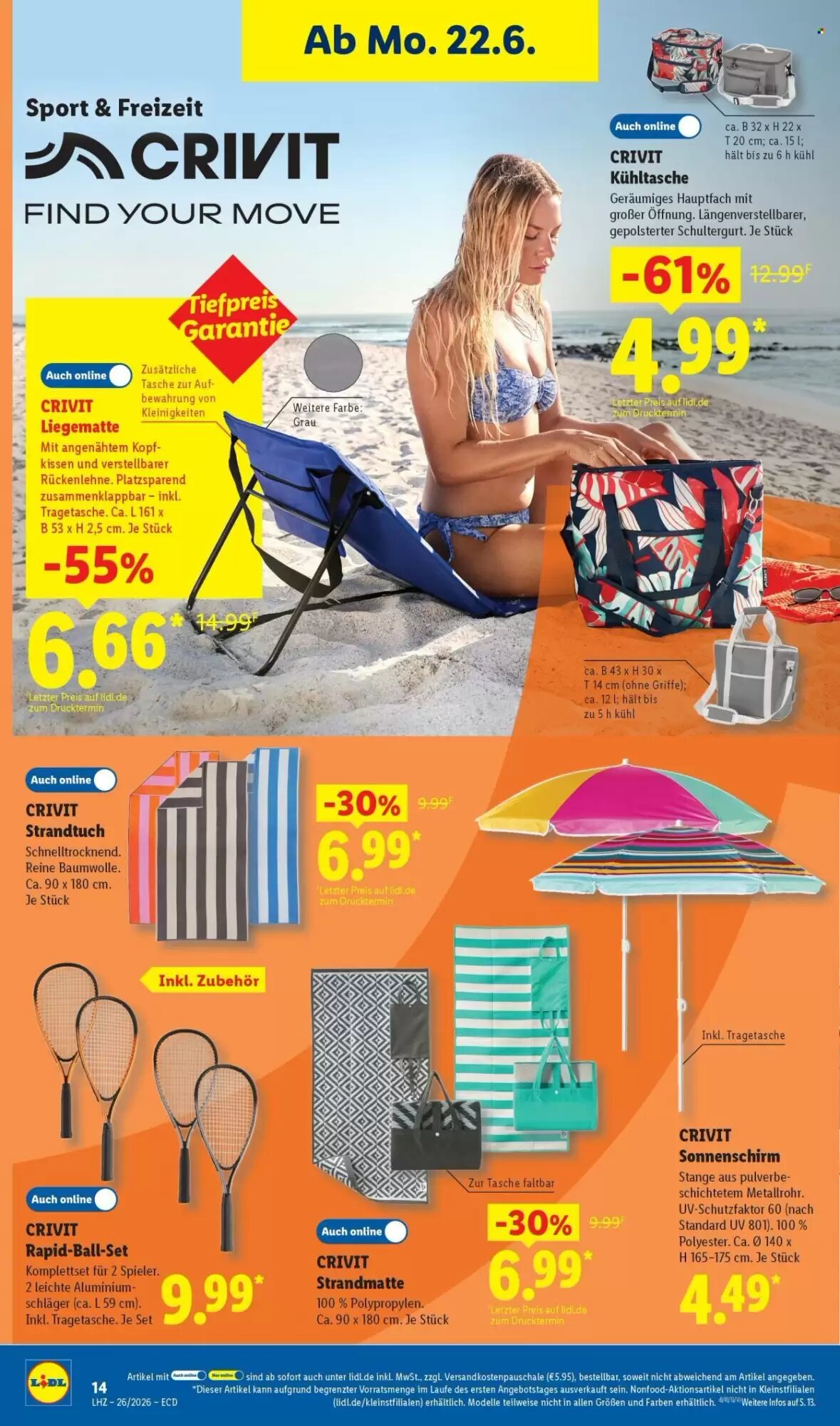 Lidl Prospekt (ab 22.06.2026) zum Blättern - Seite 10