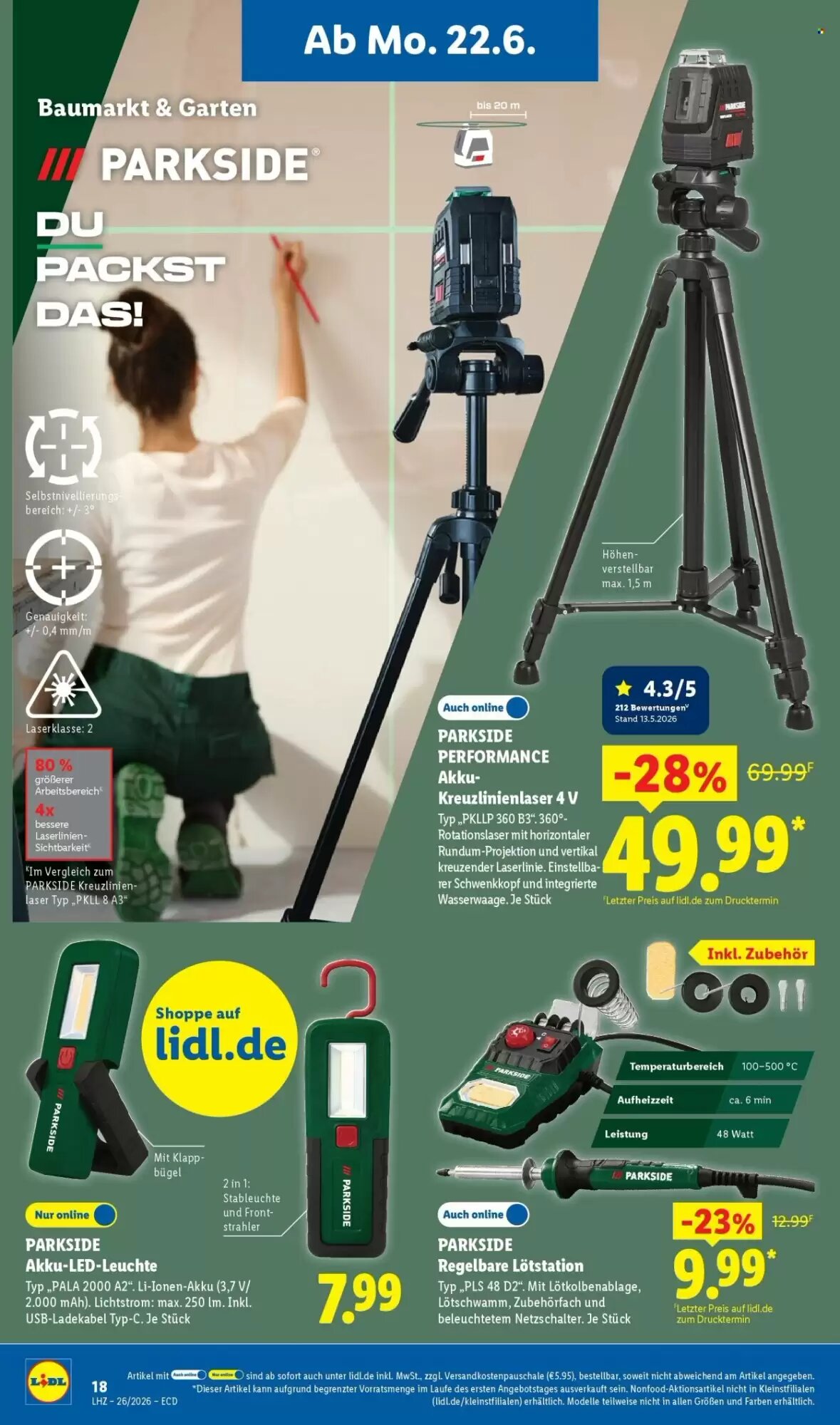 Lidl Prospekt (ab 22.06.2026) zum Blättern - Seite 16