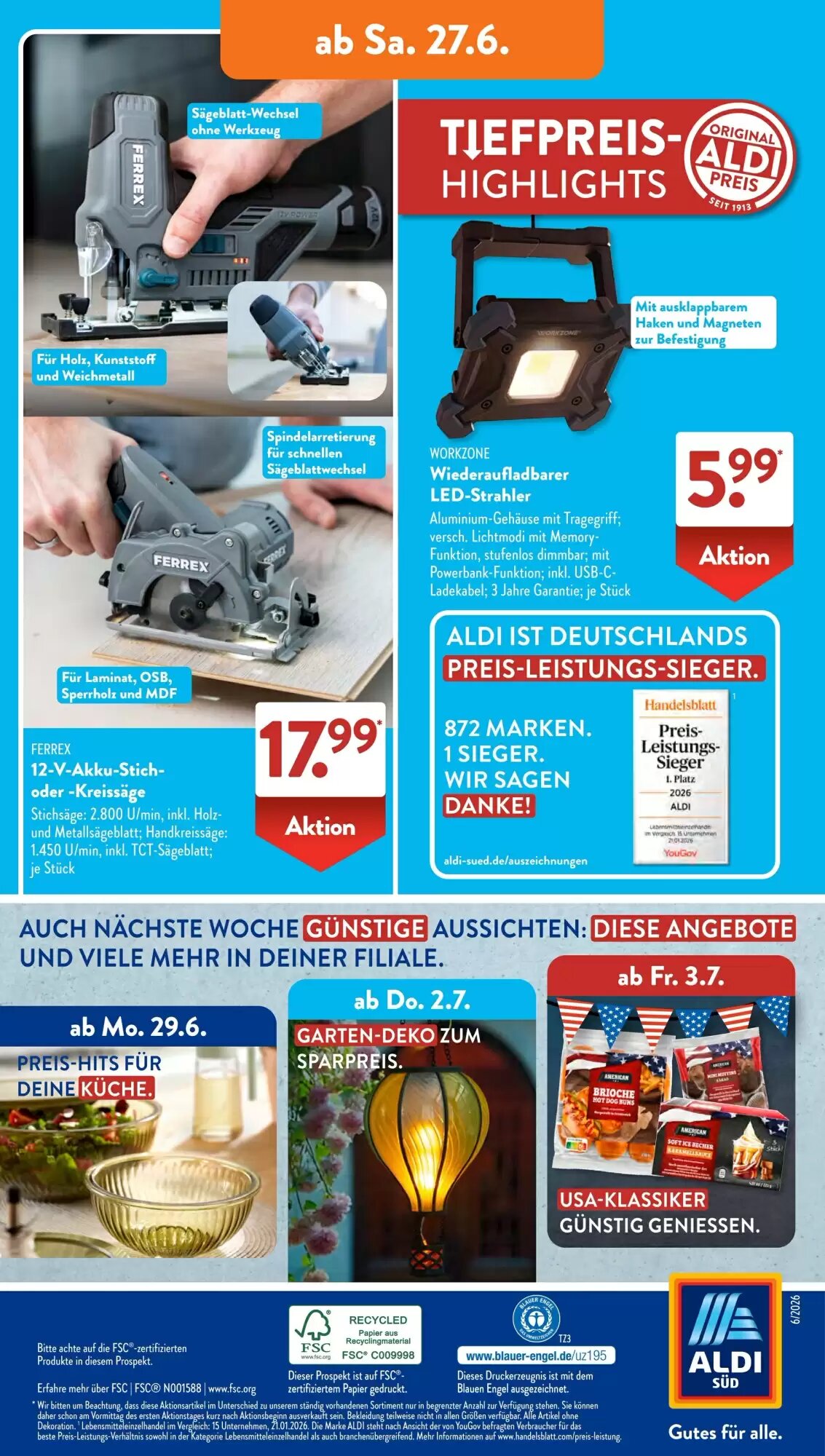 Aldi Süd Prospekt (ab 22.06.2026) zum Blättern - Seite 17