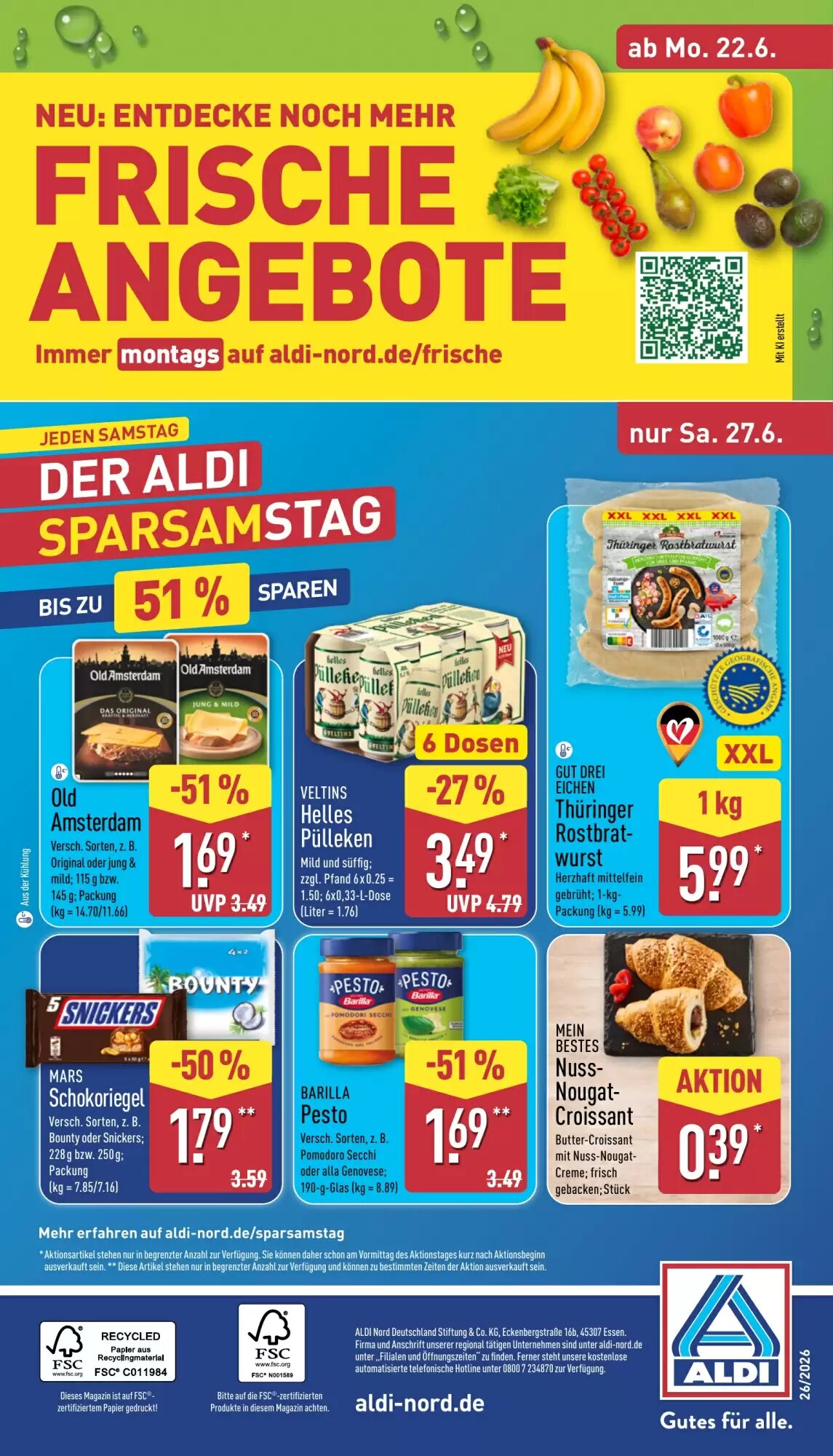 Aldi Nord Prospekt (ab 22.06.2026) zum Blättern - Seite 34