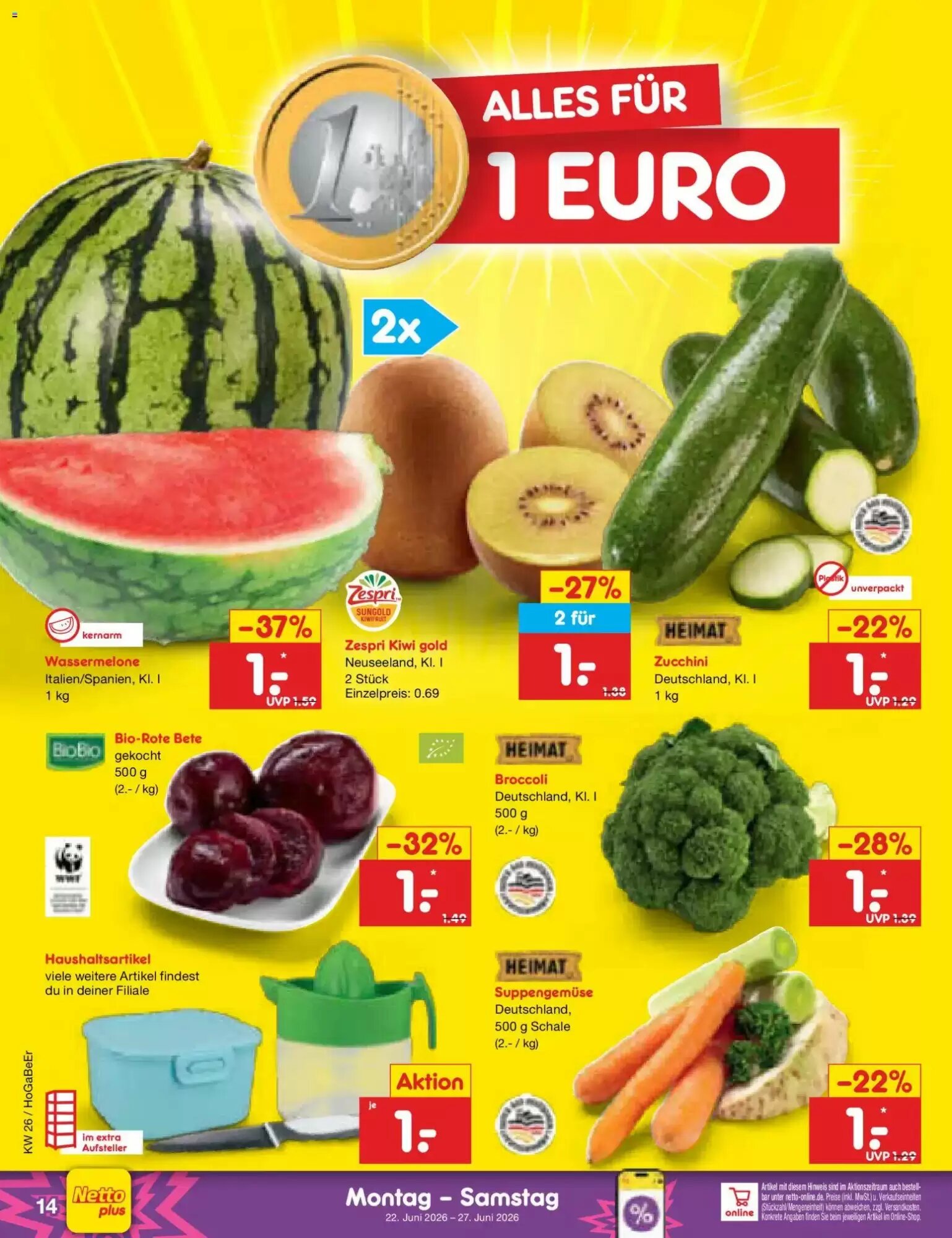 Netto Marken-Discount Prospekt (ab 22.06.2026) zum Blättern - Seite 18